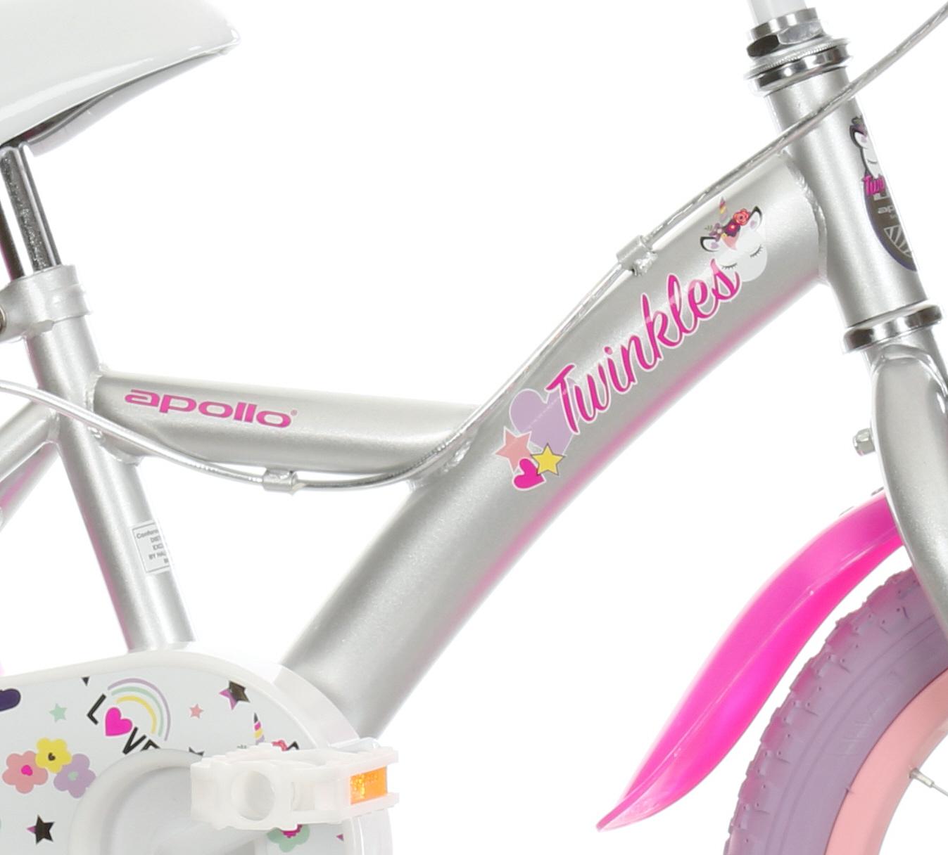 Apollo Twinkles Unicorn Kids Bike - 14" Wheel 4 Apollo Twinkles Unicorn Kids Bike - 14" Wheel