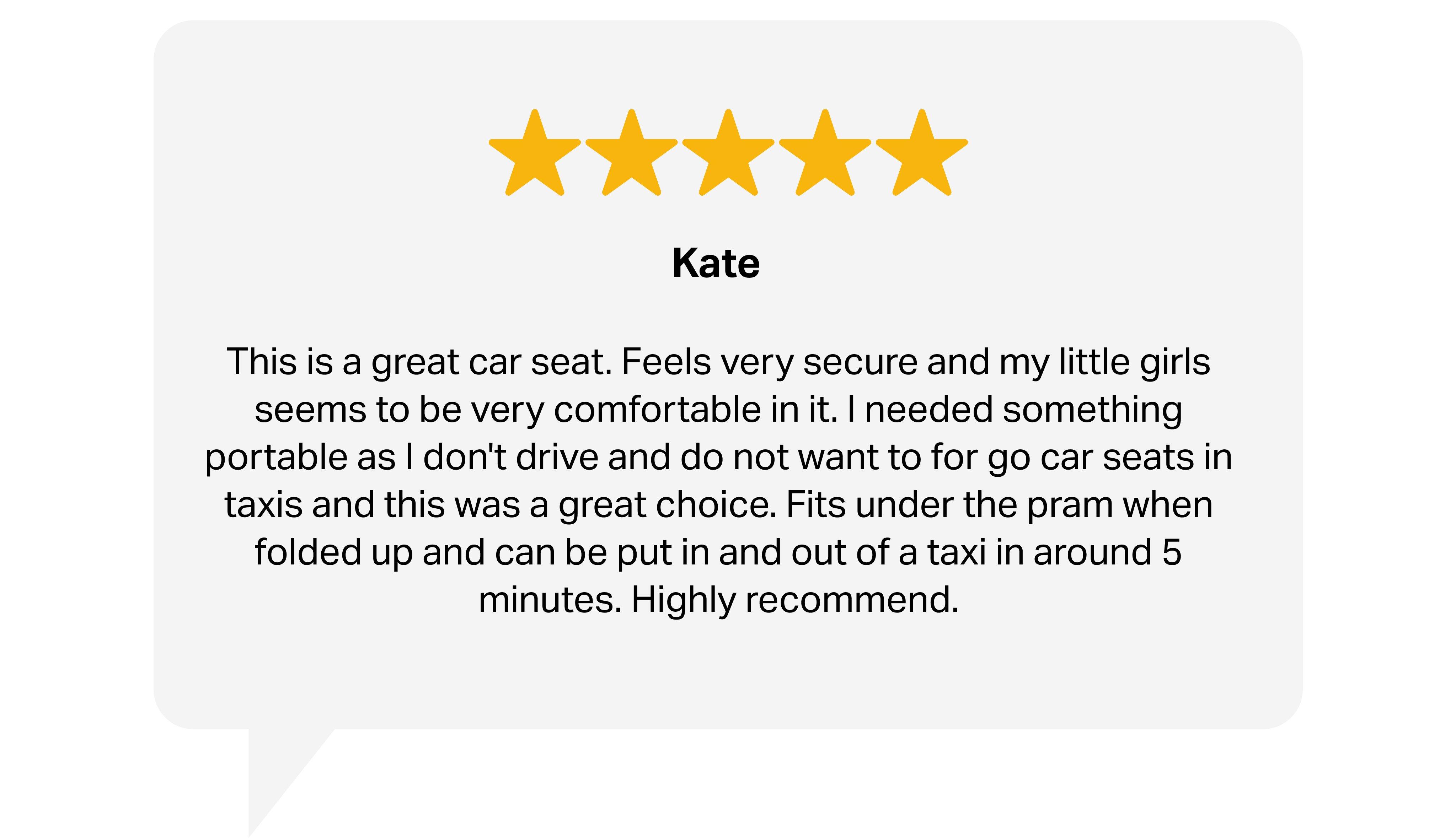 Maxi-Cosi Nomad Plus Folding Car Seat - Black