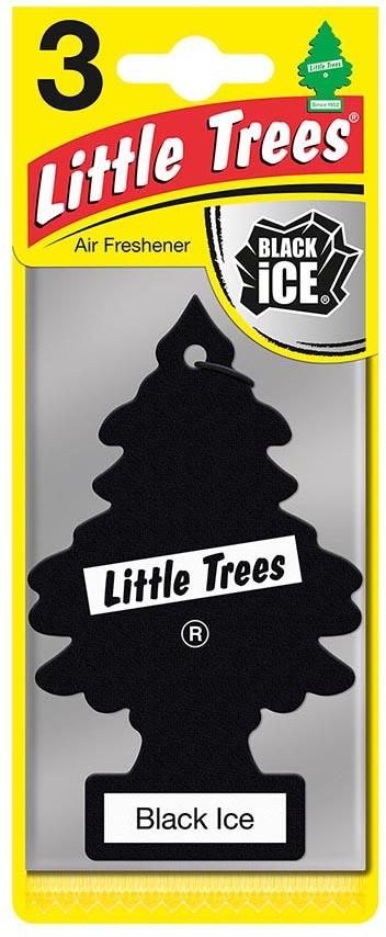 Little Trees New Black Ice Air Freshener 3 Pack