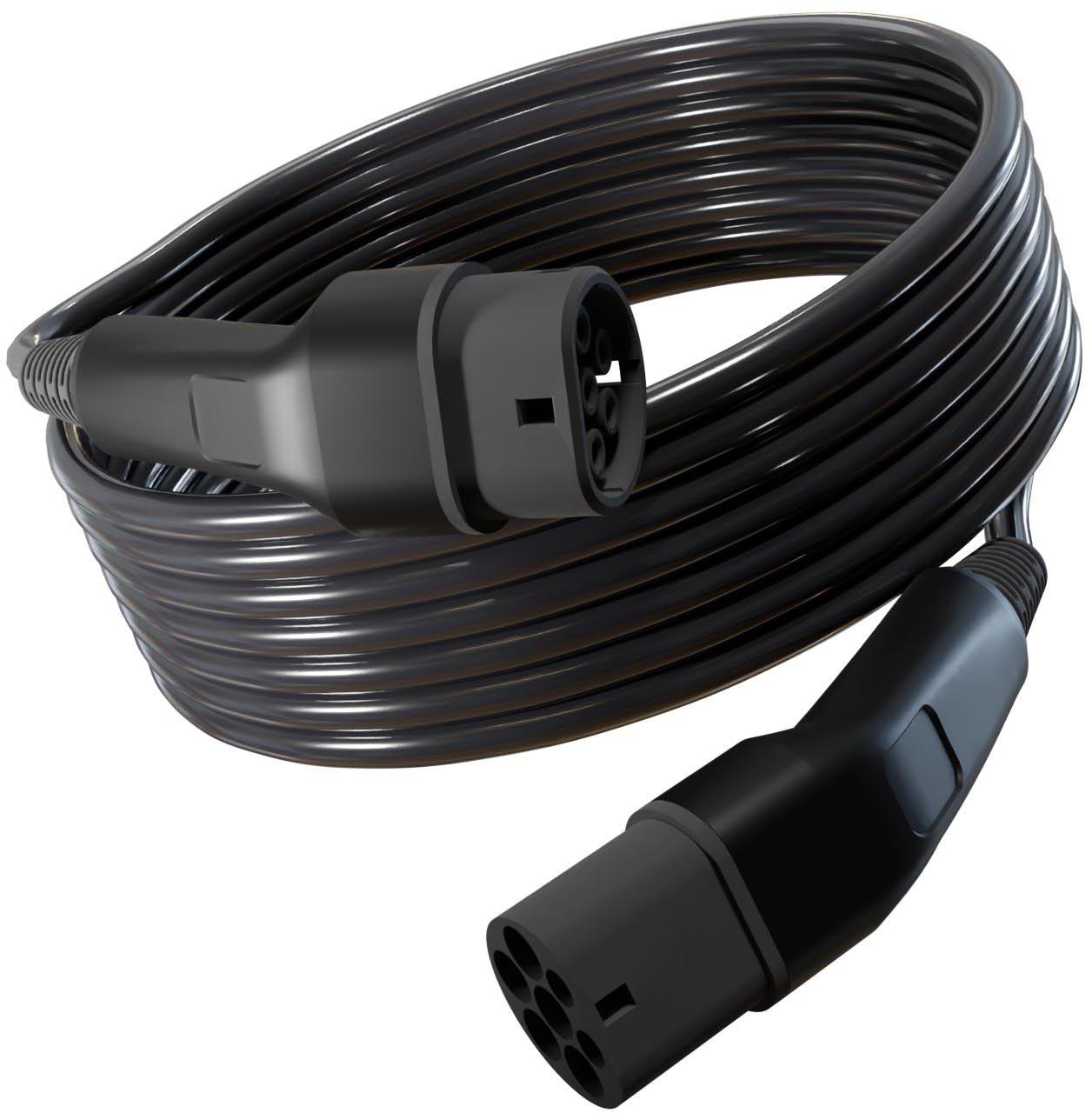 Wottz 3 Phase Type 2 to Type 2 32A 22kW EV Cable