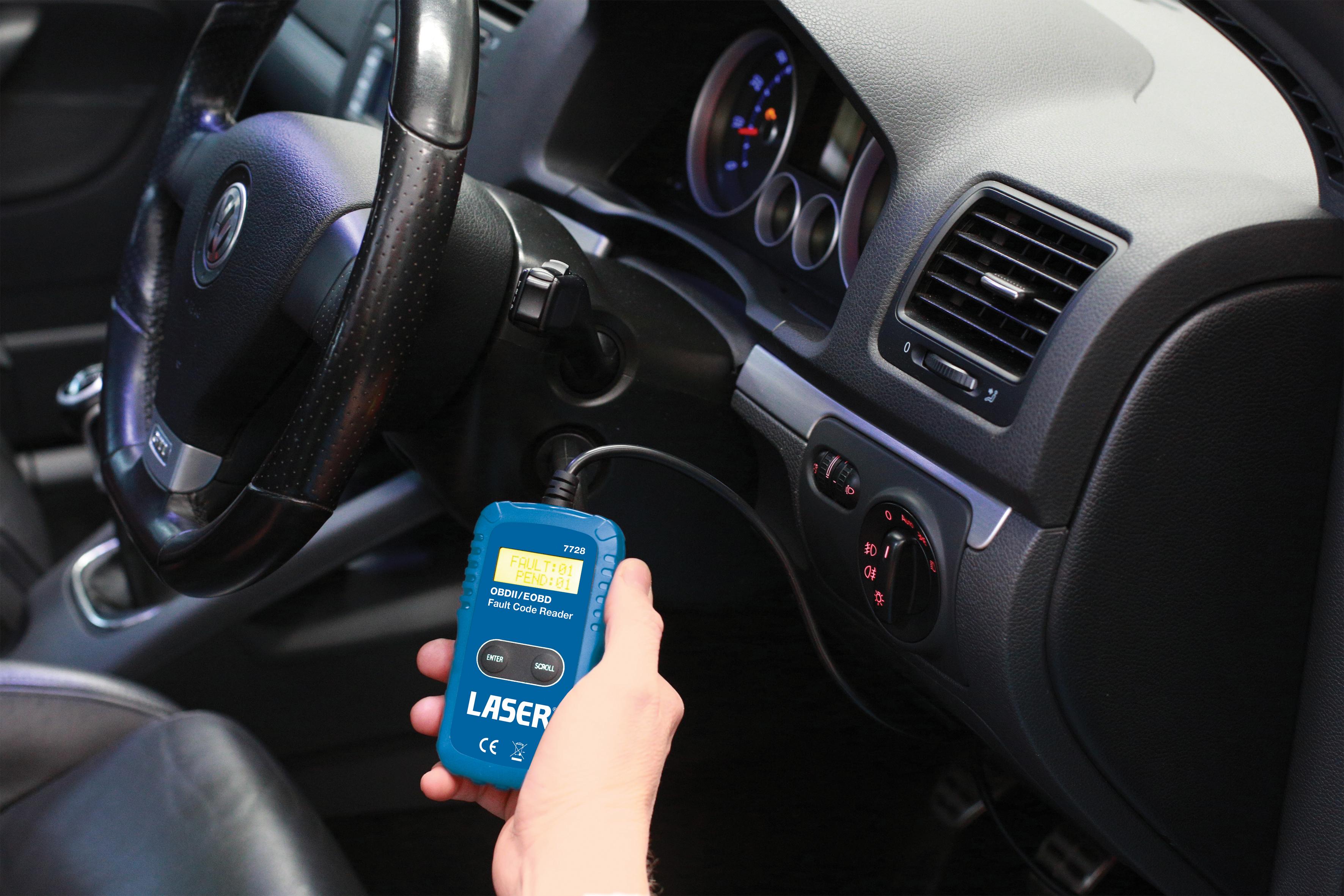 Laser OBDII/EOBD Fault Code Reader - Halfords