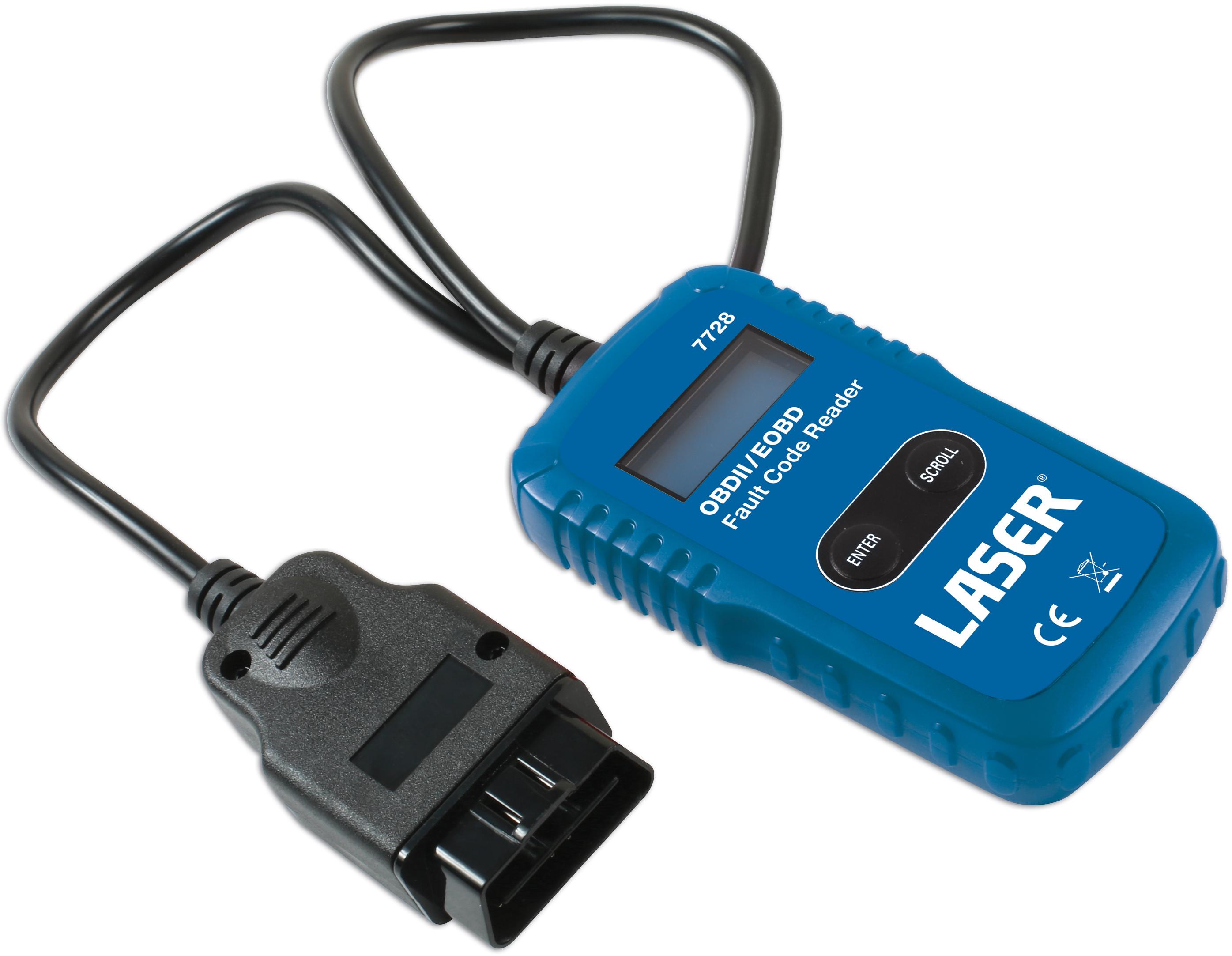Laser OBDII/EOBD Fault Code Reader - Halfords