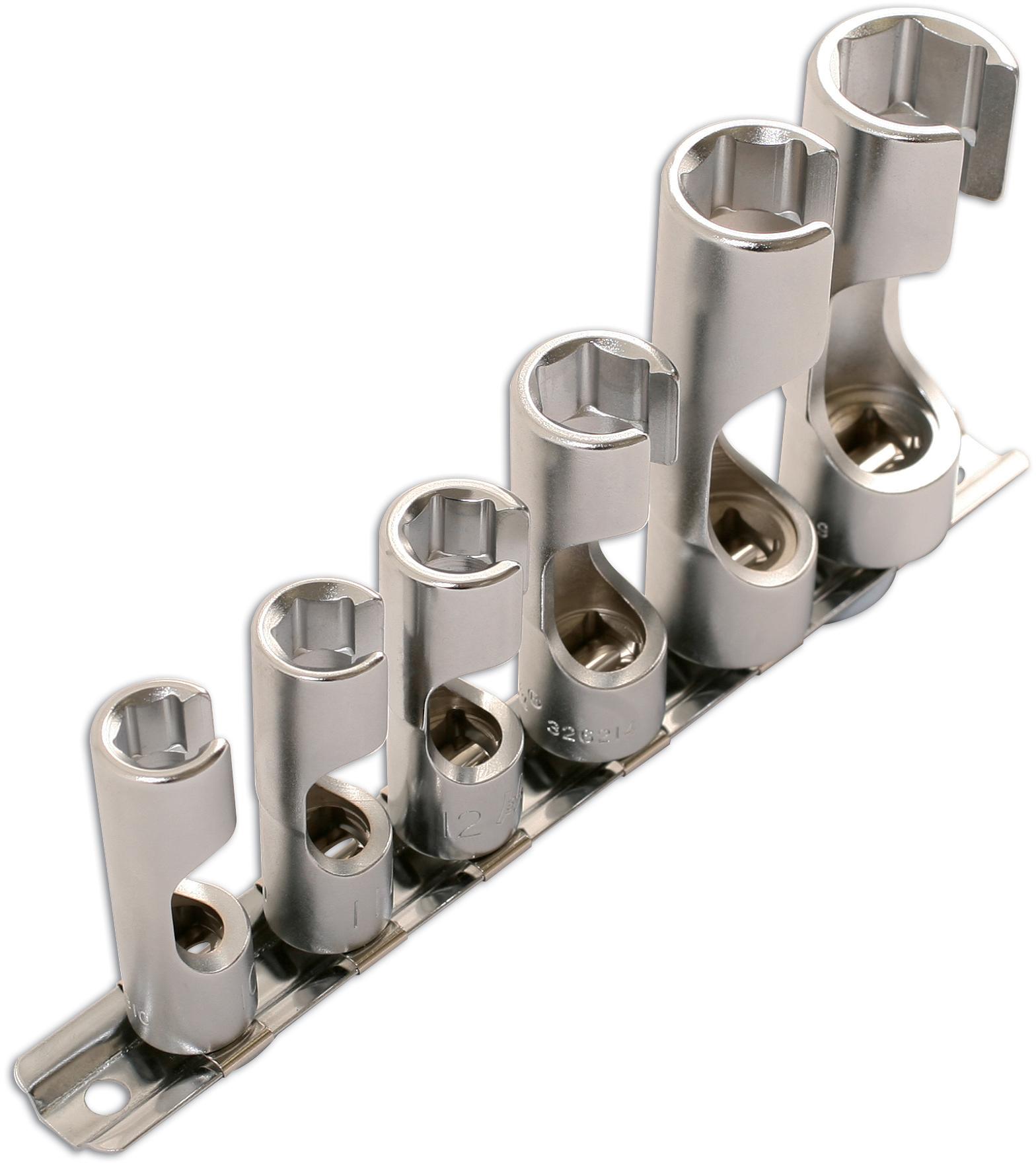 Laser Difficult Access Socket Set 3/8"D 6pc