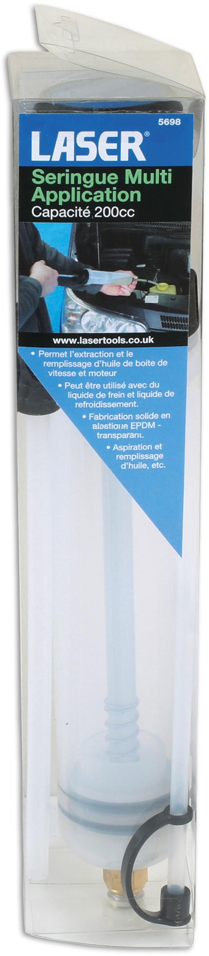 Multi-Purpose Oil Transfer Syringe 200cc 4 Multi-Purpose Oil Transfer Syringe 200cc