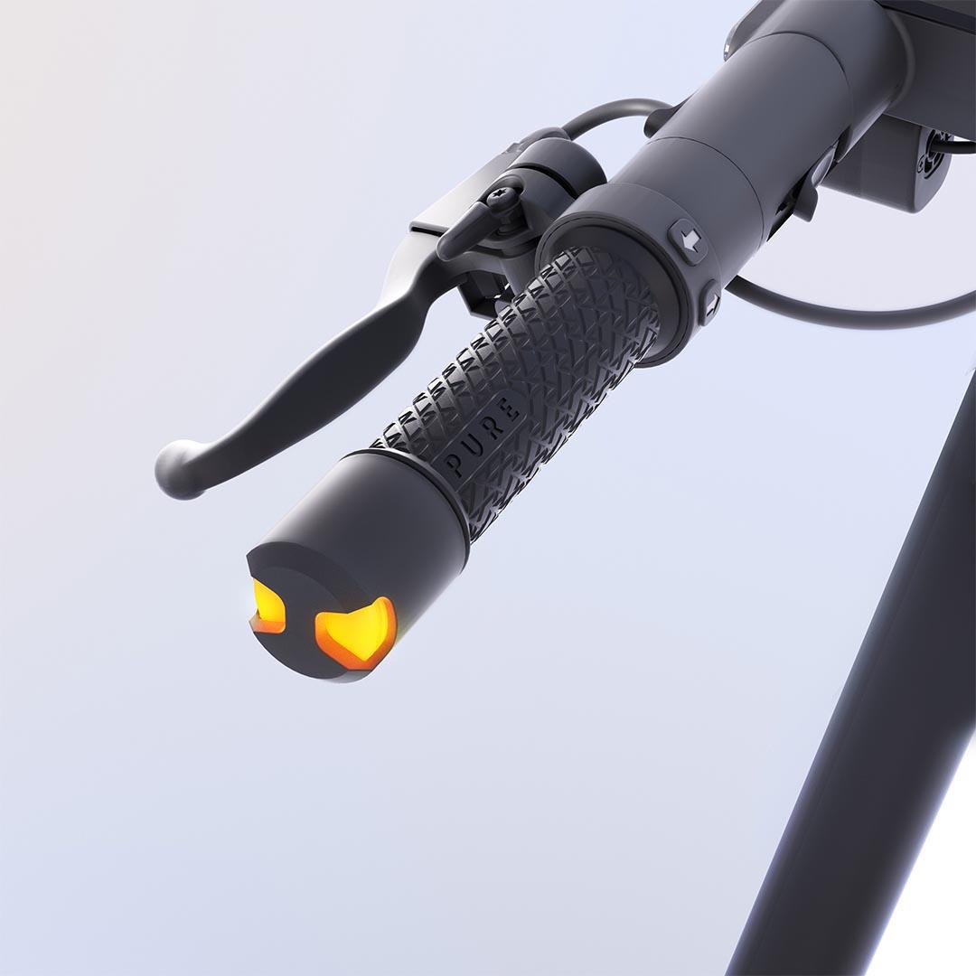 Pure Advance Flex Electric Scooter, Platinum Silver