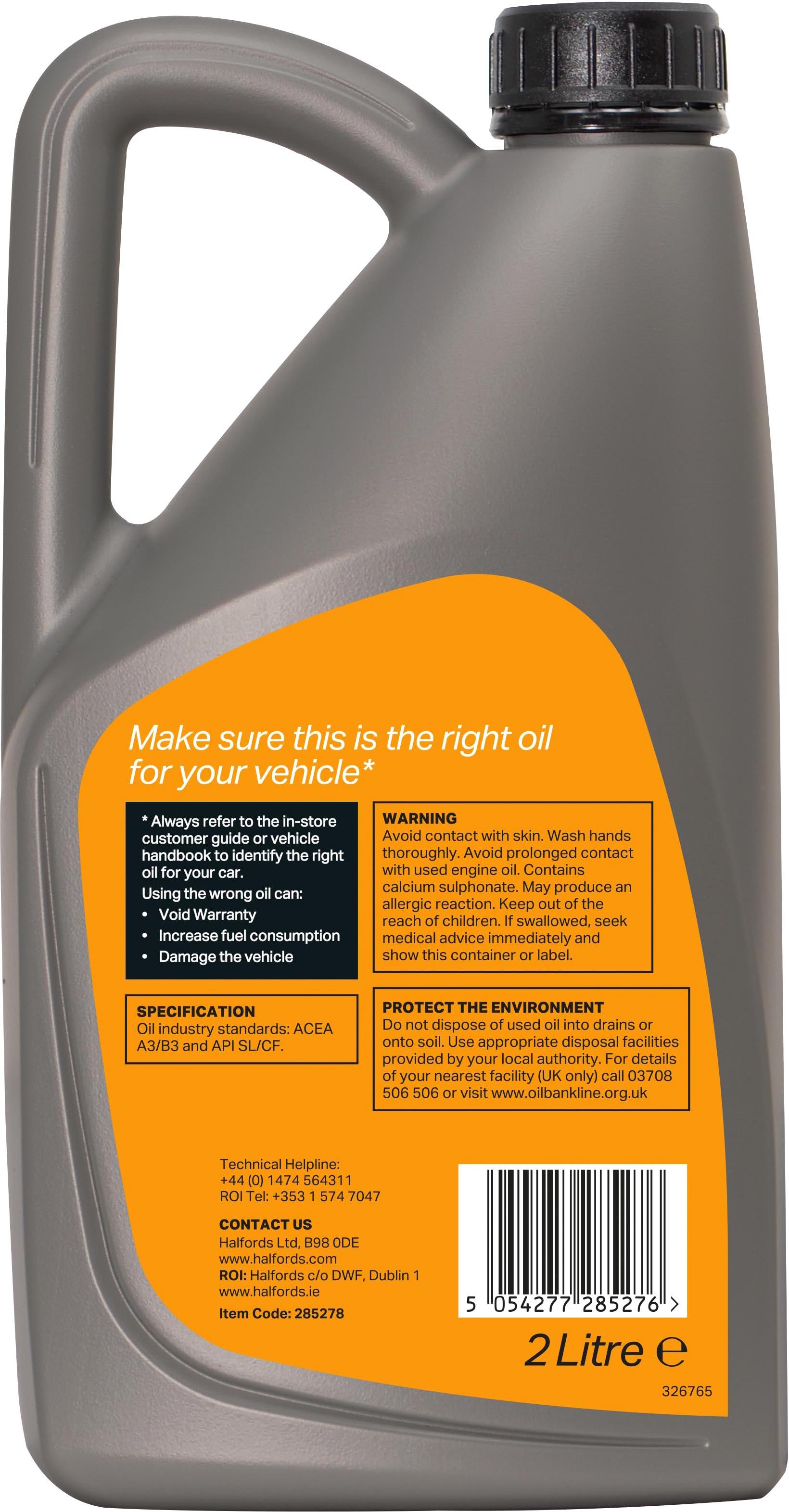 Halfords 15W40 N2 2L