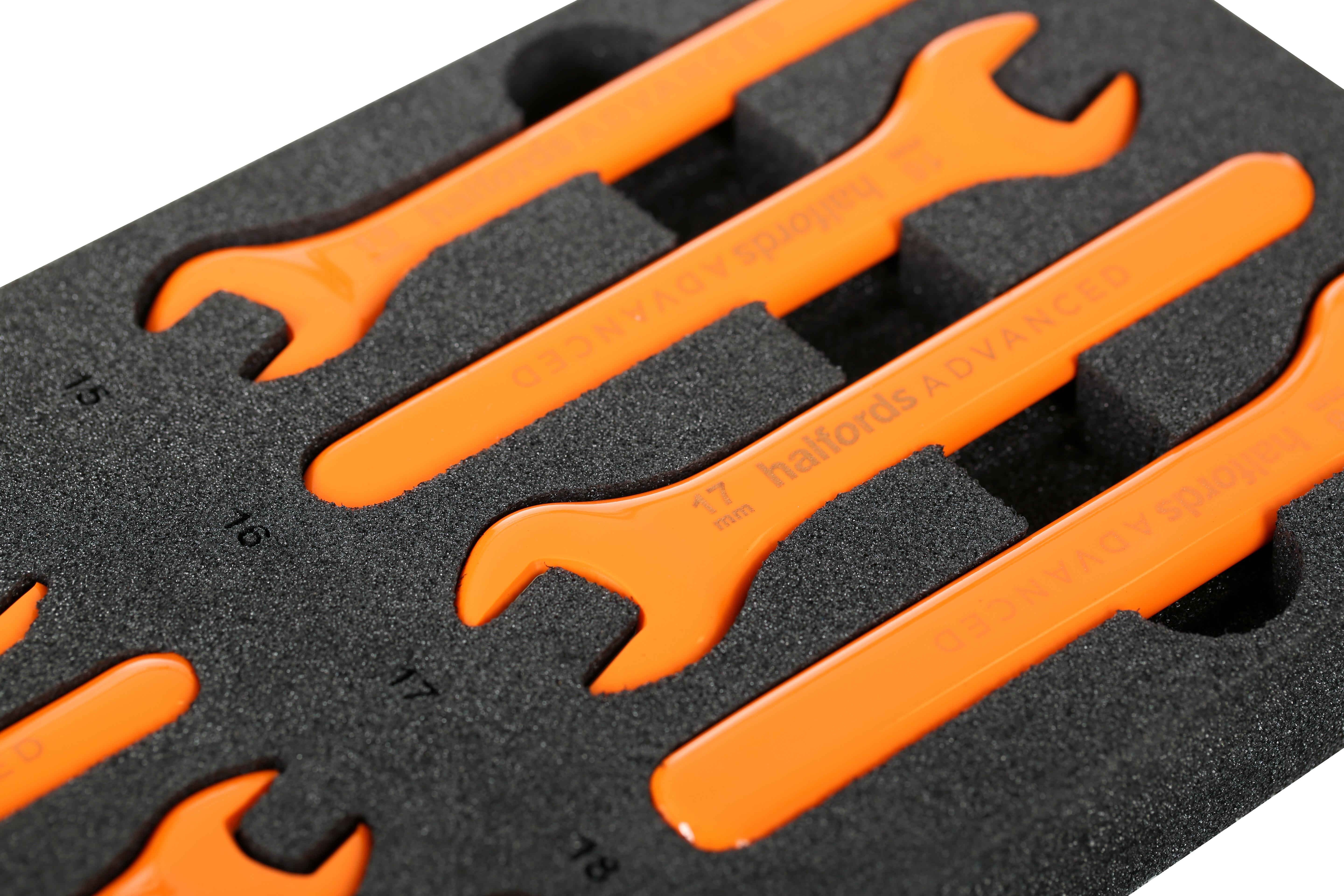 Halfords Advanced EV 1000V Insulated 9 Piece Spanner Set 10-18mm