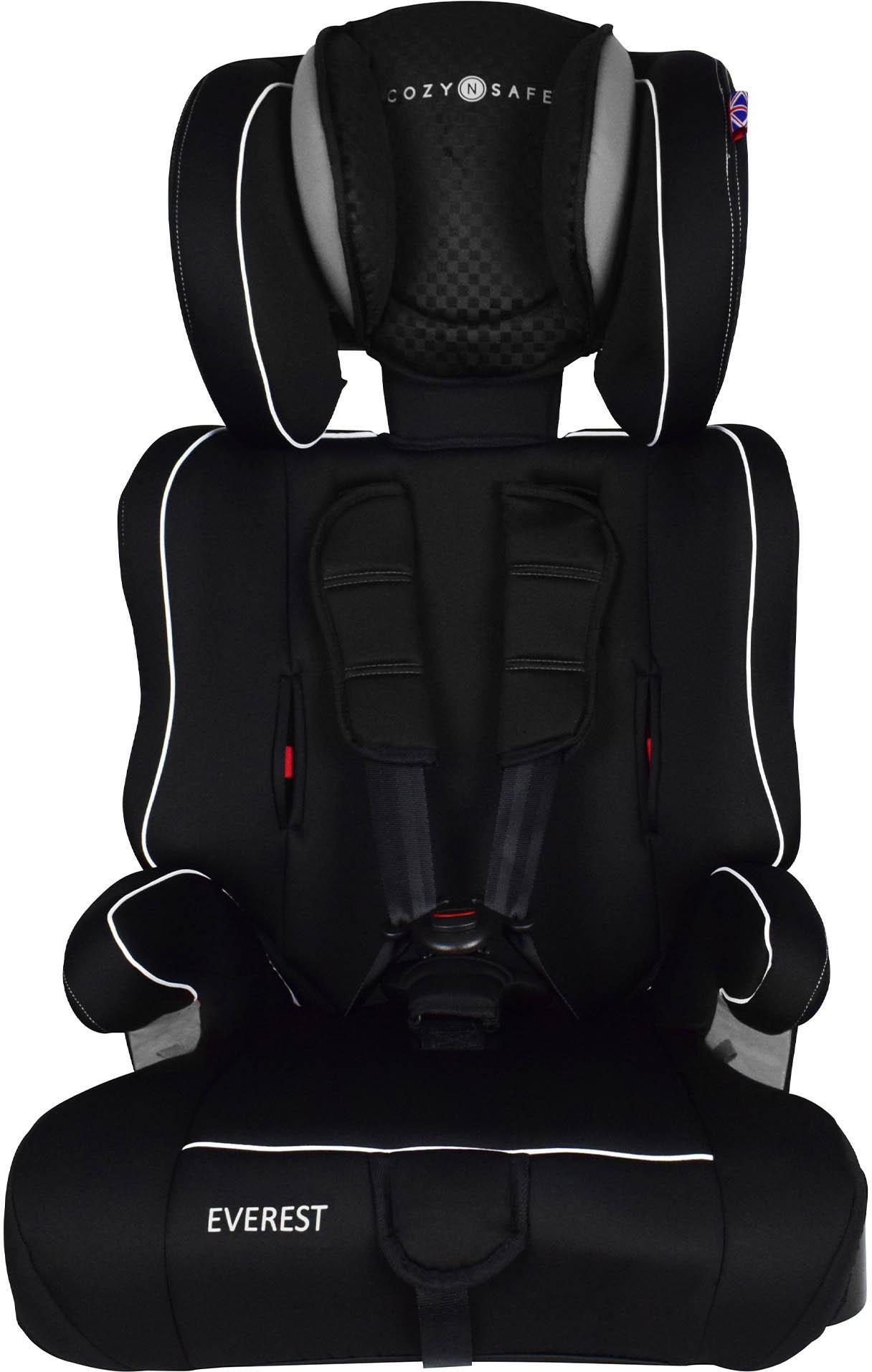 CozyNSafe Everest Group 1/2/3 Child Car Seat with Cup Holders – Black/Red 7 CozyNSafe Everest Group 1/2/3 Child Car Seat with Cup Holders – Black/Red