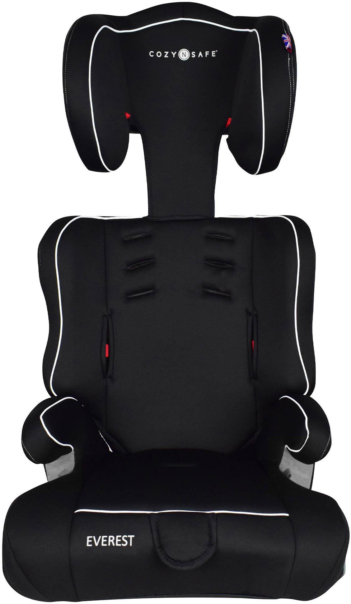CozyNSafe Everest Group 1/2/3 Child Car Seat with Cup Holders – Black/Red 8 CozyNSafe Everest Group 1/2/3 Child Car Seat with Cup Holders – Black/Red