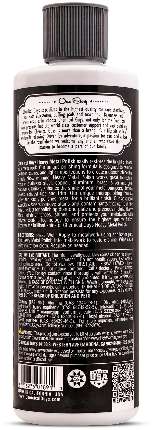Chemical Guys Heavy Metal Polish 16fl oz