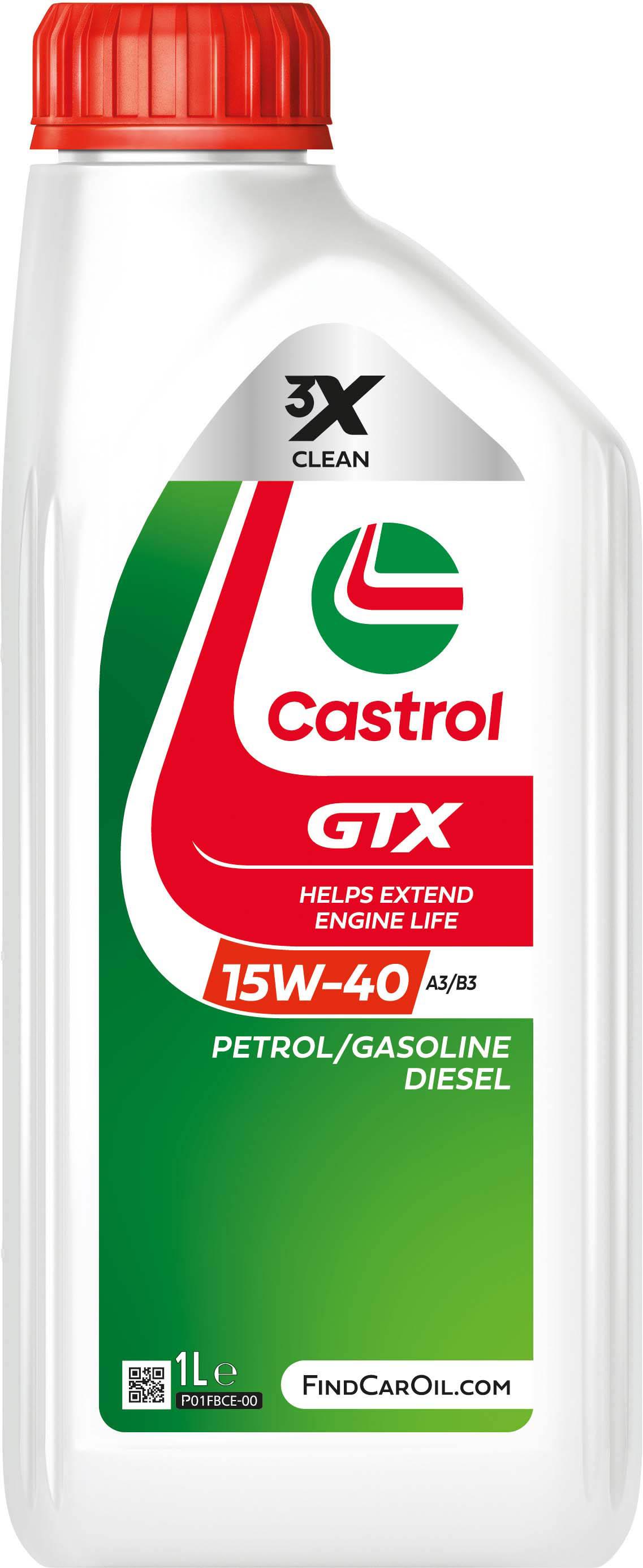 Castrol GTX 15W40 Oil 1 Litre