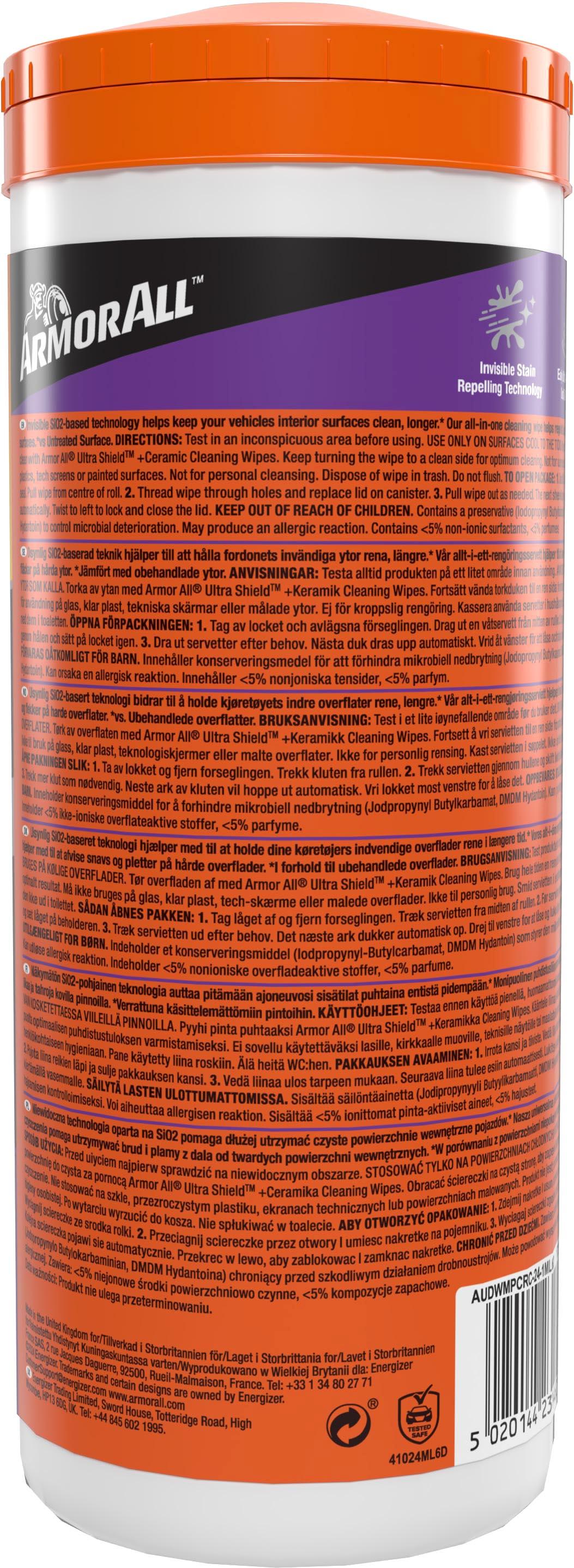 Armor All Shield + Ceramic Cleaning Wipes