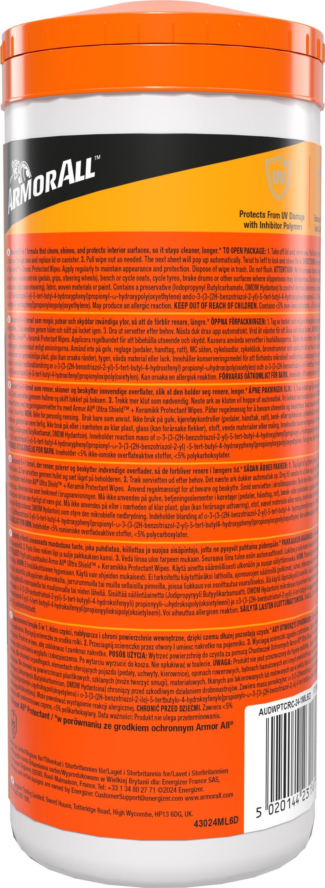 Armor All Shield + Ceramic Protectant Wipes
