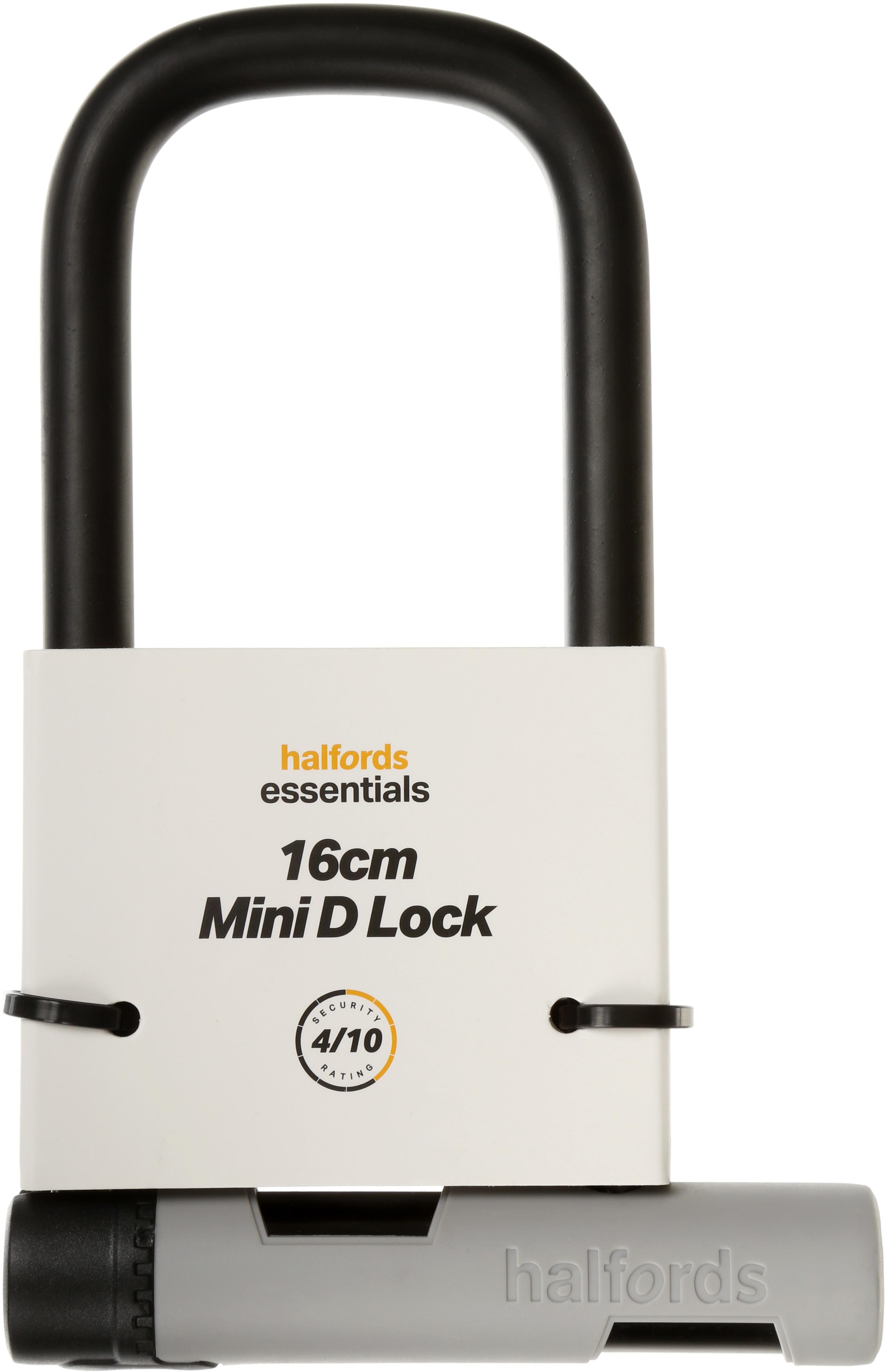 Halfords Essentials Mini D-Lock