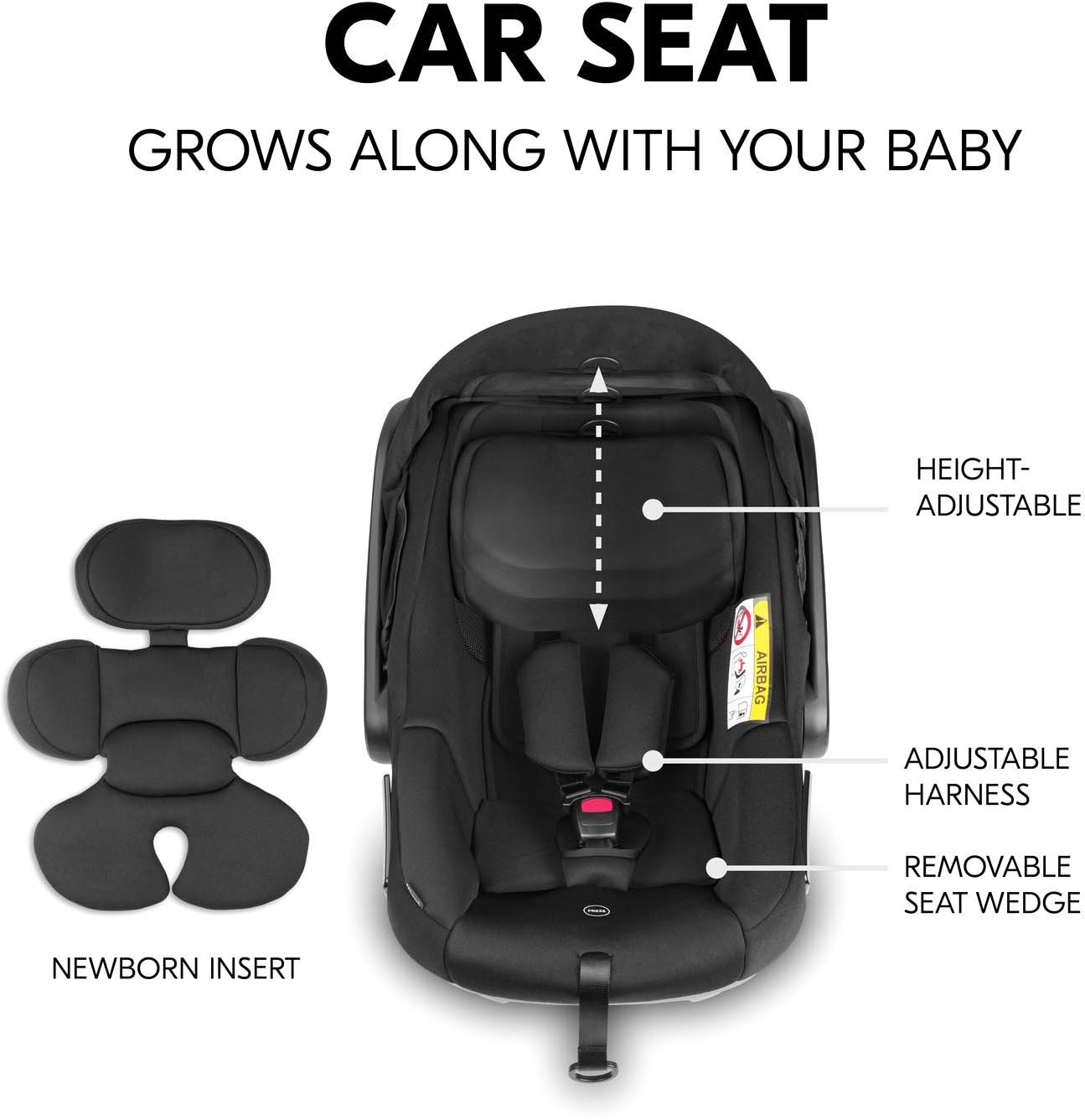 Hauck Drive N Care Set Car Seat & Base - Black 5 Hauck Drive N Care Set Car Seat & Base - Black