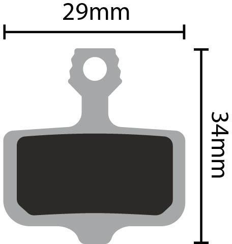 Clarks Sintered Disc Brake Pads - Avid Elixir, Level, DB, SRAM Road 4 Clarks Sintered Disc Brake Pads - Avid Elixir, Level, DB, SRAM Road