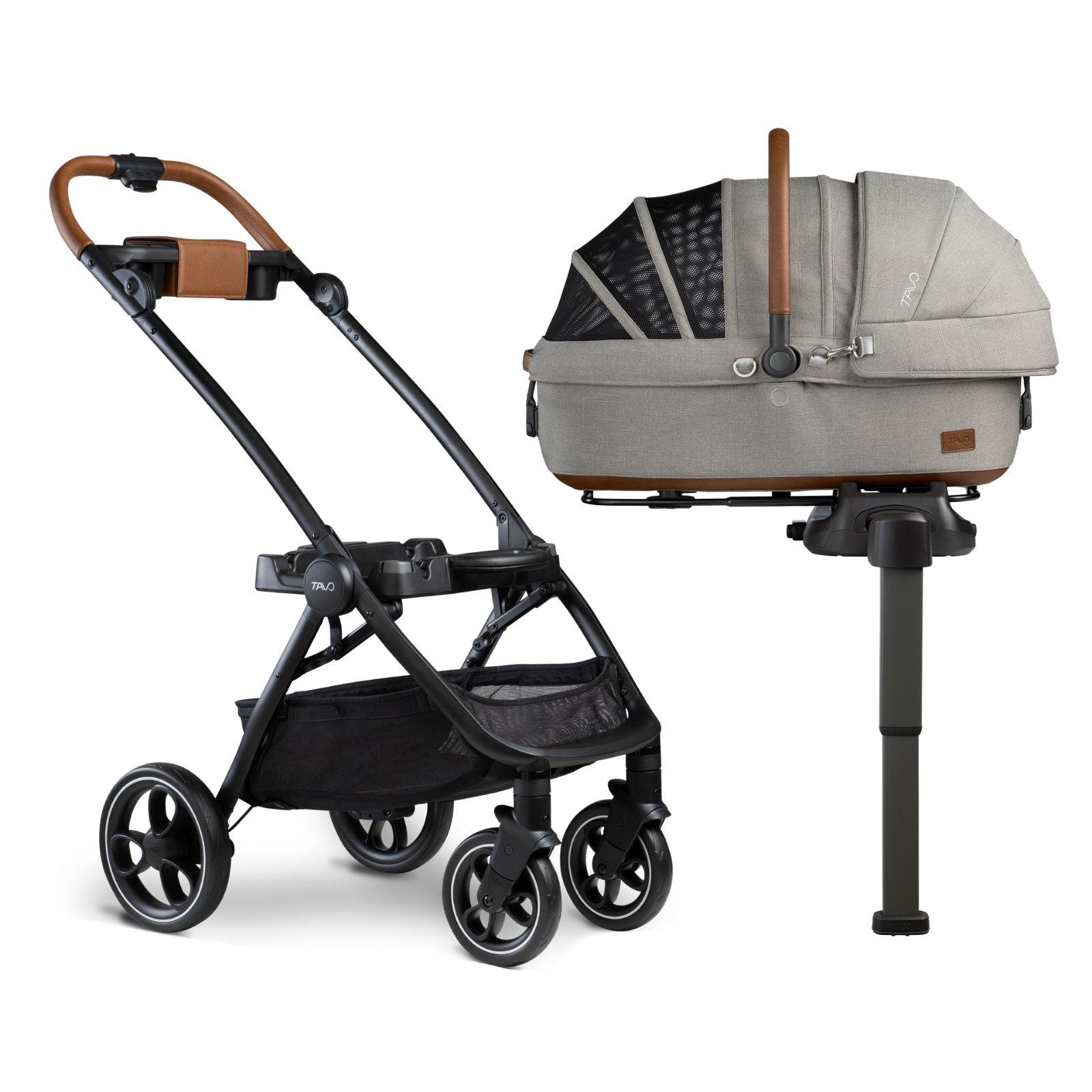 Tavo Maeve Medium Dog Car Seat with Car Seat Base - Rigid Merle