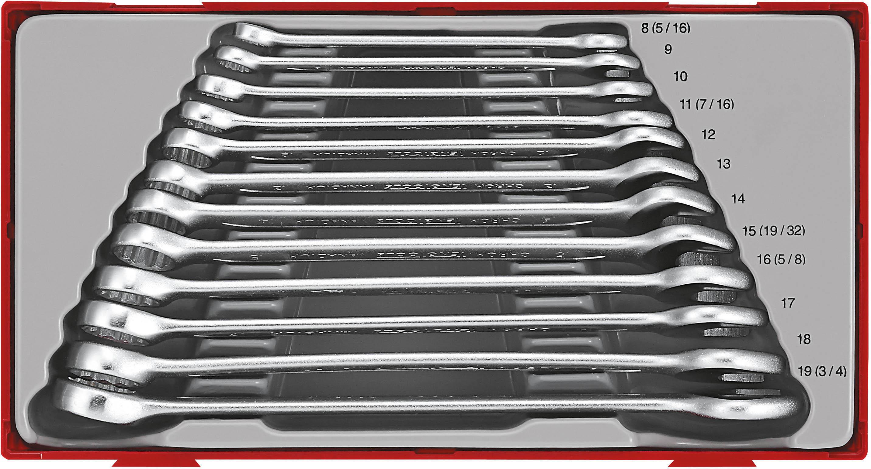 Teng Combination Spanner Set TT1 12 Pieces
