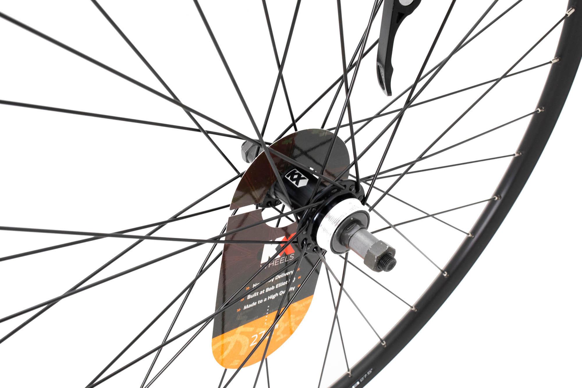 KX 27.5" Rim Brake Rear Wheel, Screw On, Quick Release Axle