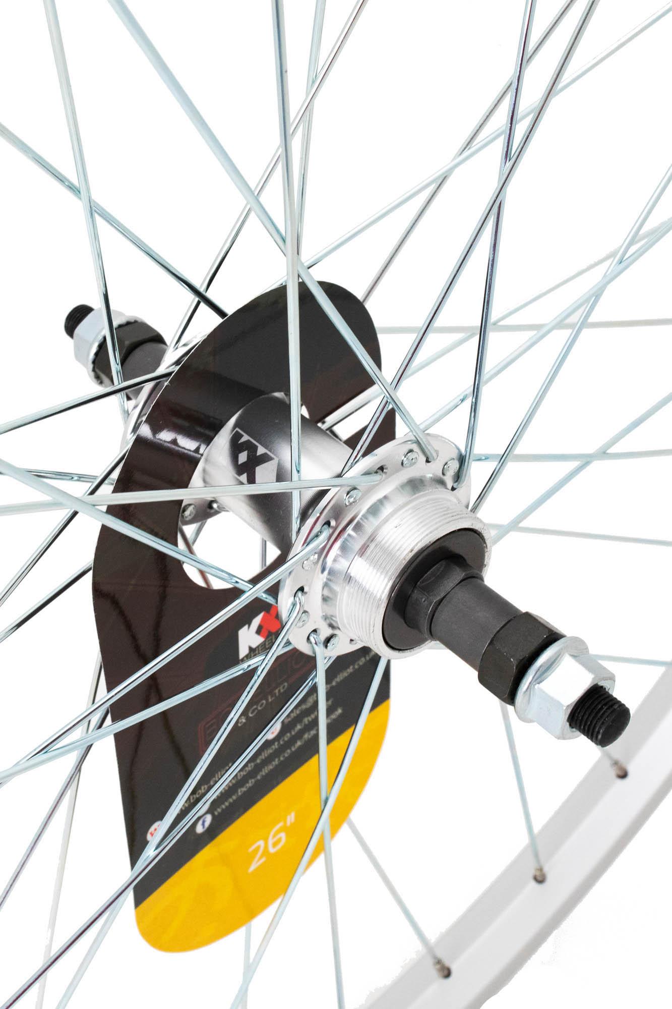 KX 26" Rim Brake Rear Wheel, Screw On, Nutted Axle 3 KX 26" Rim Brake Rear Wheel, Screw On, Nutted Axle