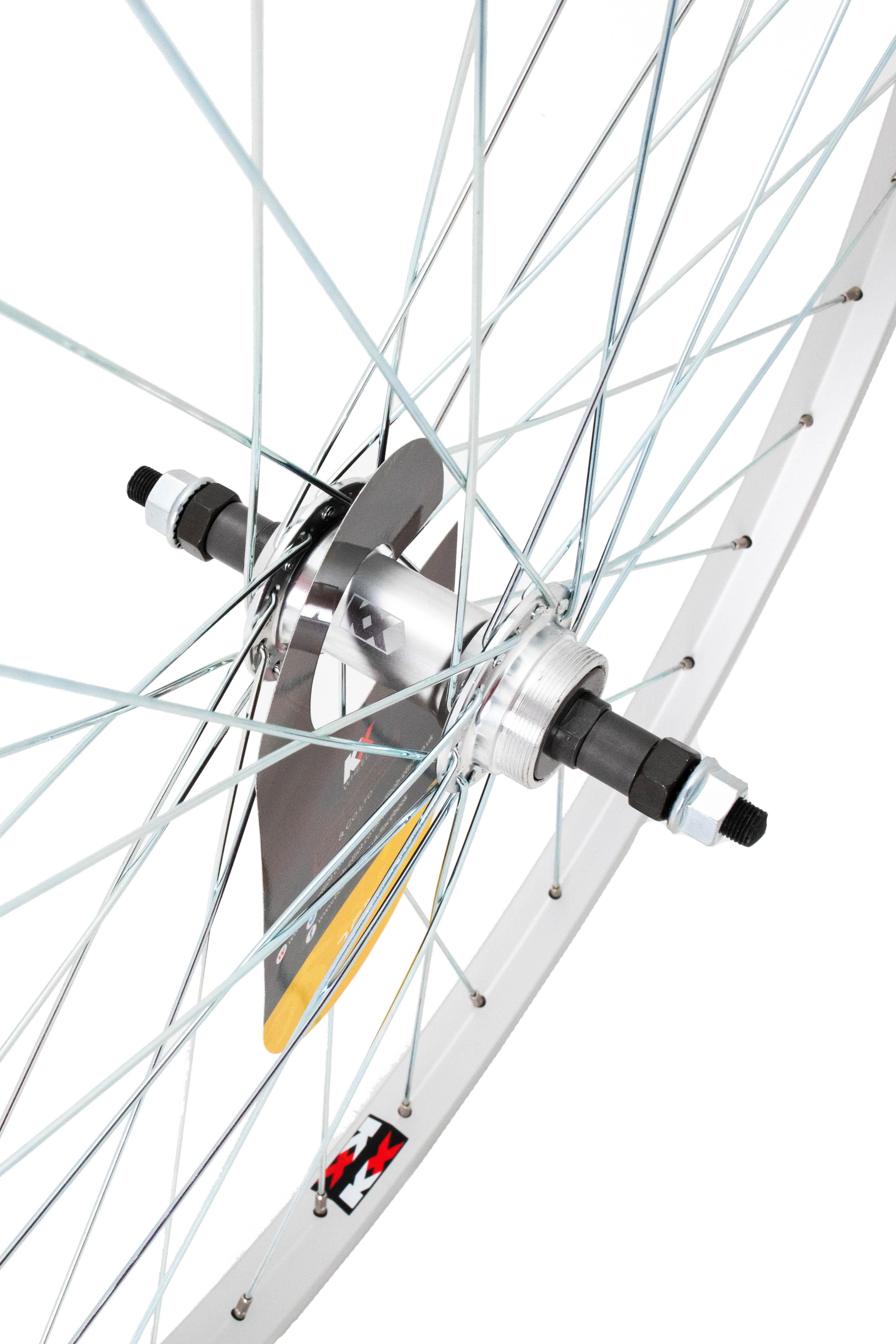 KX 26" Rim Brake Rear Wheel, Screw On, Nutted Axle 4 KX 26" Rim Brake Rear Wheel, Screw On, Nutted Axle