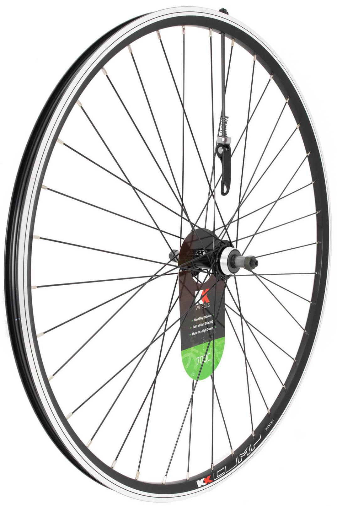 KX 700c Rim Brake Rear Wheel, Screw On, Quick Release Axle