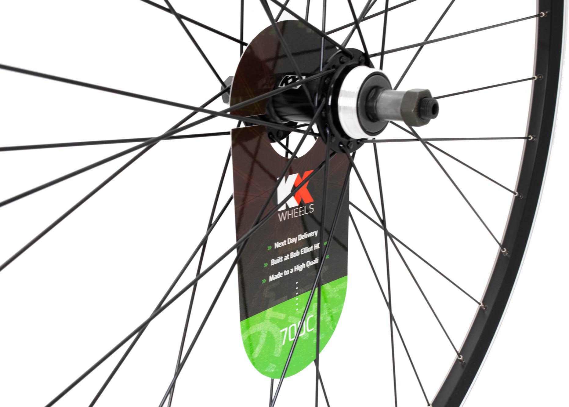 KX 700c Rim Brake Rear Wheel, Screw On, Quick Release Axle 3 KX 700c Rim Brake Rear Wheel, Screw On, Quick Release Axle