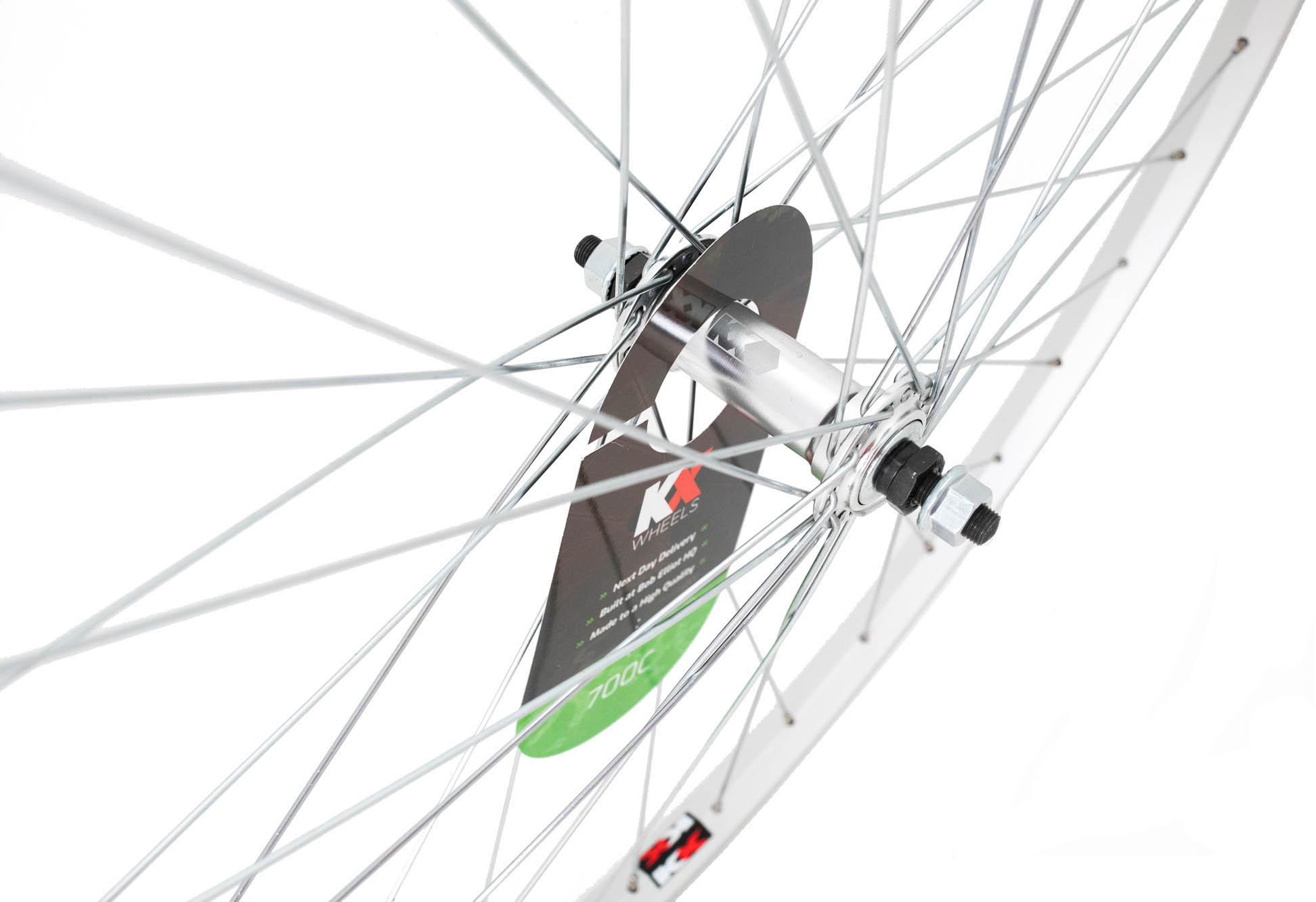 KX 700c Rim Brake Front Wheel, Nutted Axle 3 KX 700c Rim Brake Front Wheel, Nutted Axle