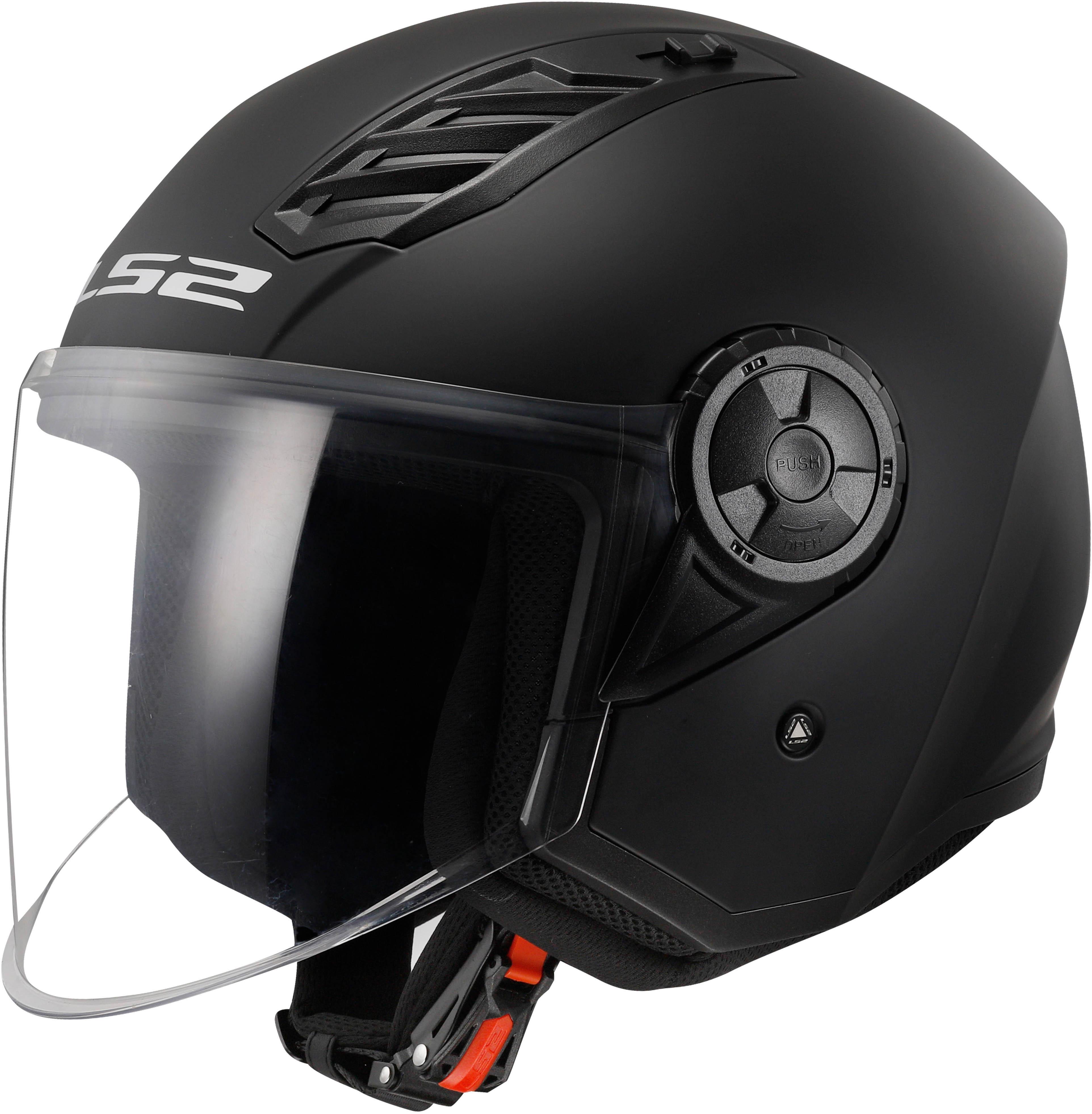 LS2 OF616 Airflow II Urban Downtown Helmet - Matt Black - L