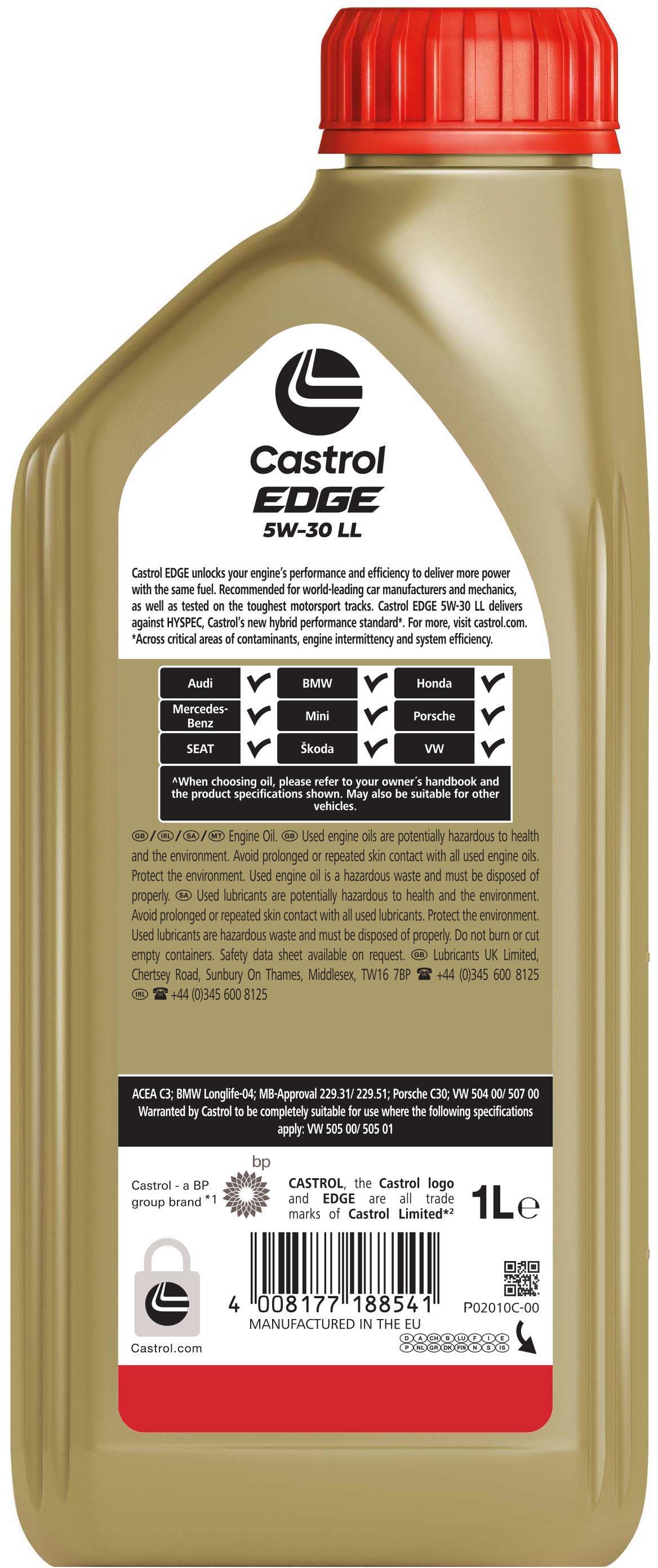 CASTROL EDGE 5W-30 LL 1L