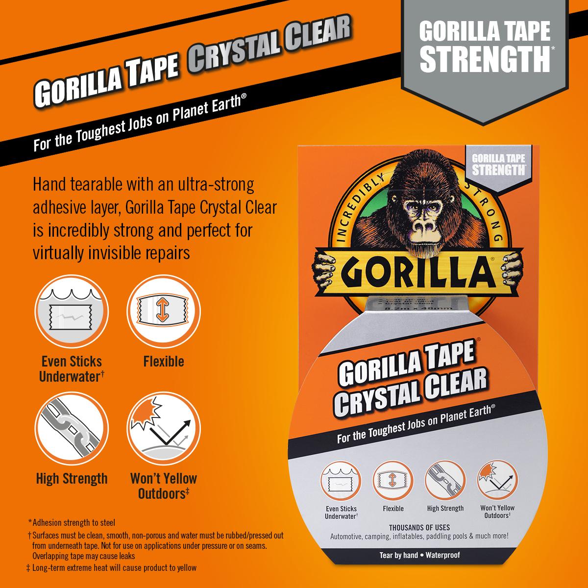 Gorilla Clear Repair Tape 8.2 Metres