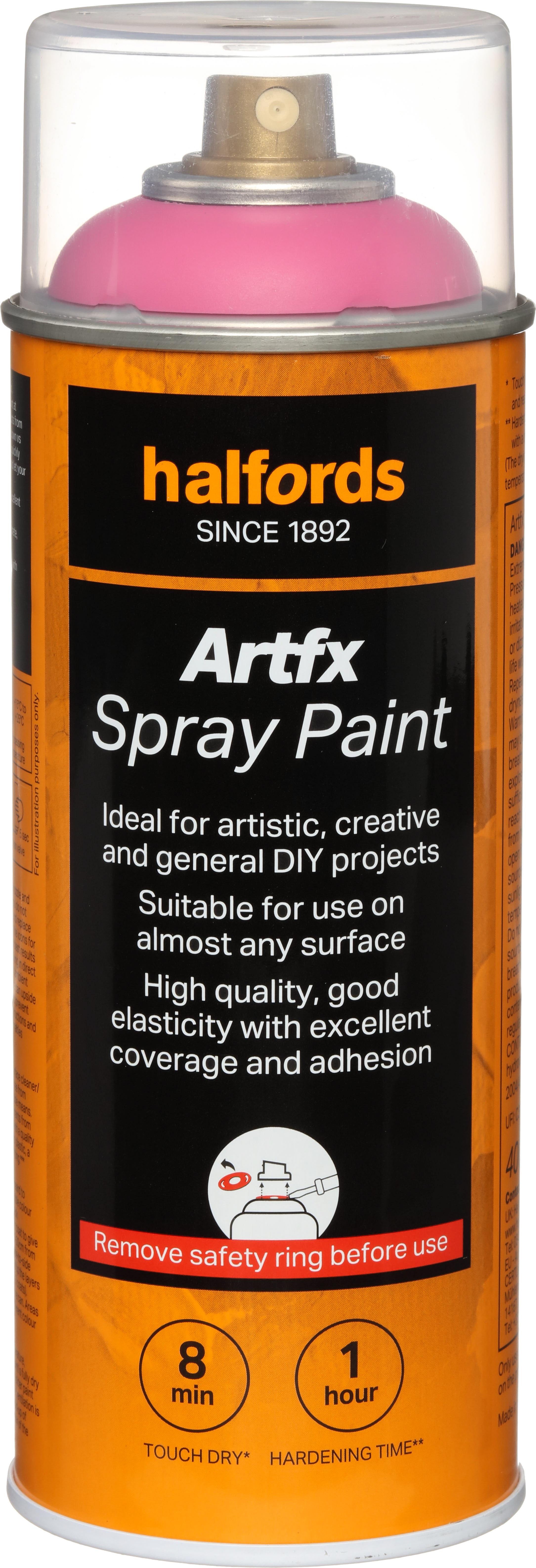 Halfords Artfx 400ml Shocking Pink