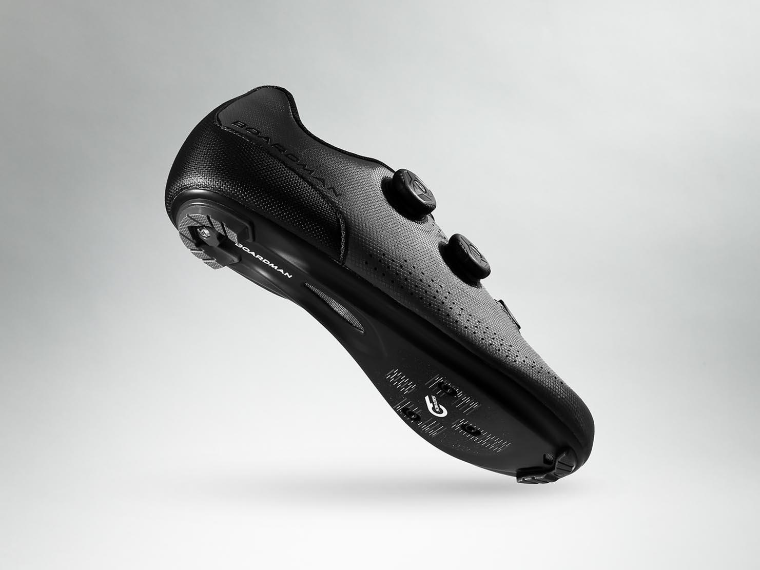 Boardman Carbon Cycling Shoes, Charcoal