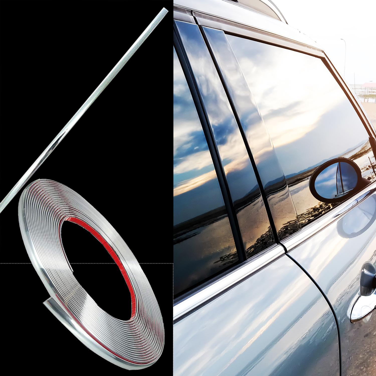 Halfords Chrome Trim 8mm D-Shaped 3 Halfords Chrome Trim 8mm D-Shaped