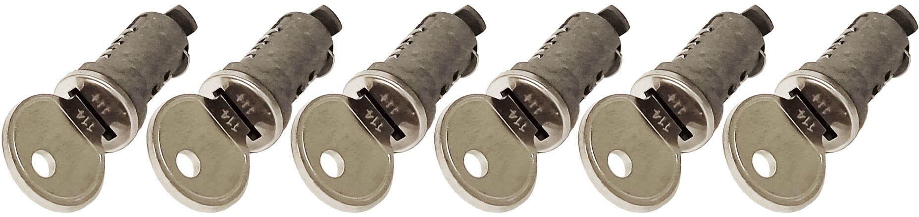 Rhino Kamm Leg Lock Barrels and Keys - 3 Pairs