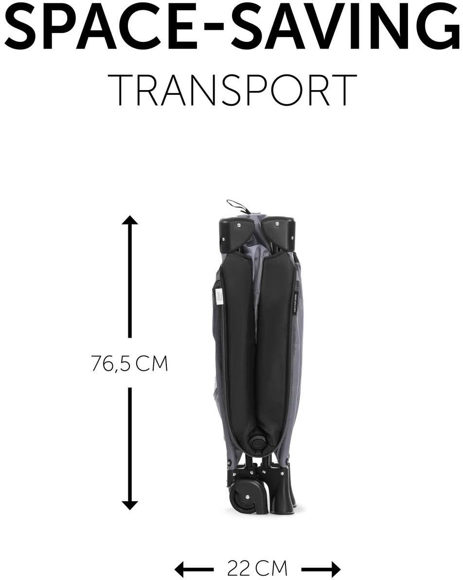 hauck Sleep N Play Center Travel Cot - Mickey Mouse Grey