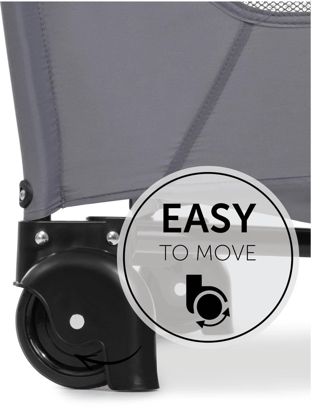 hauck Sleep N Play Center Travel Cot - Mickey Mouse Grey