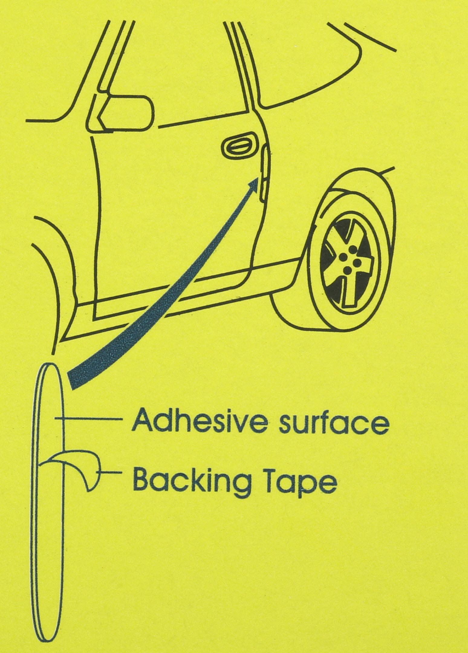 Halfords Door Guard Clear x 4 3 Halfords Door Guard Clear x 4