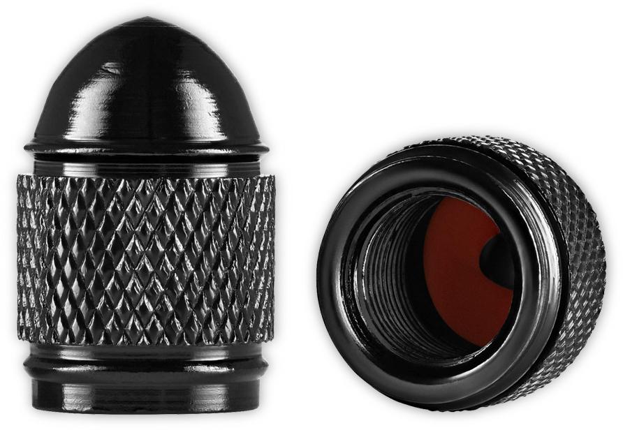 Halfords Dome Caps Black