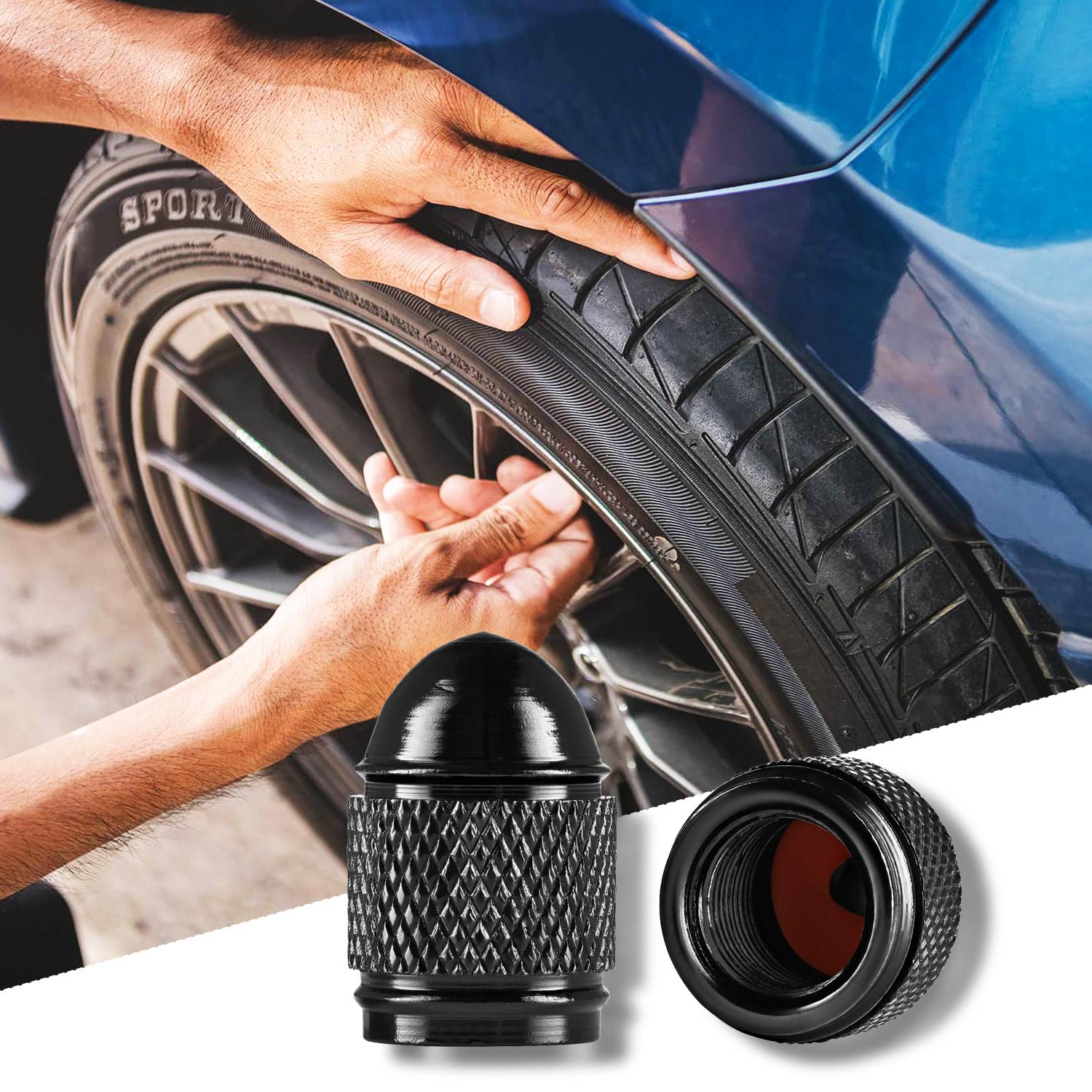 Halfords Dome Caps Black 3 Halfords Dome Caps Black