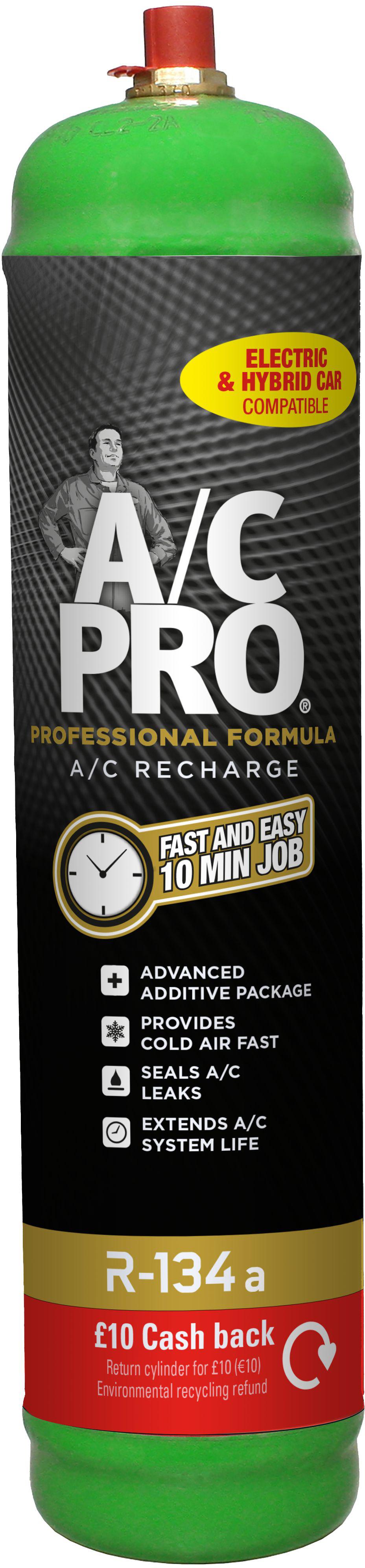 AC Pro Auto Air Conditioning Recharge - Gas R134A