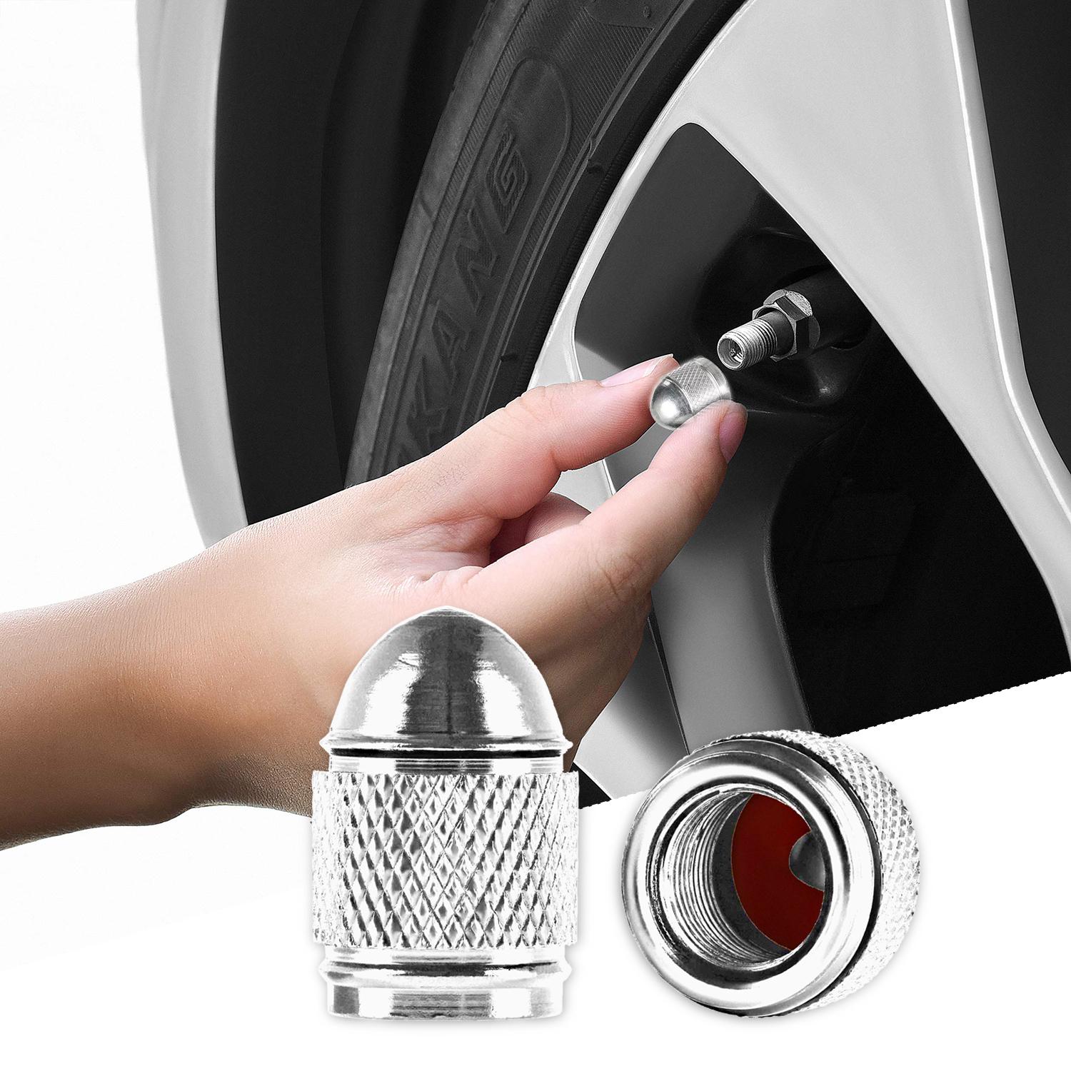 Halfords Dome Valve Caps Chrome 3 Halfords Dome Valve Caps Chrome