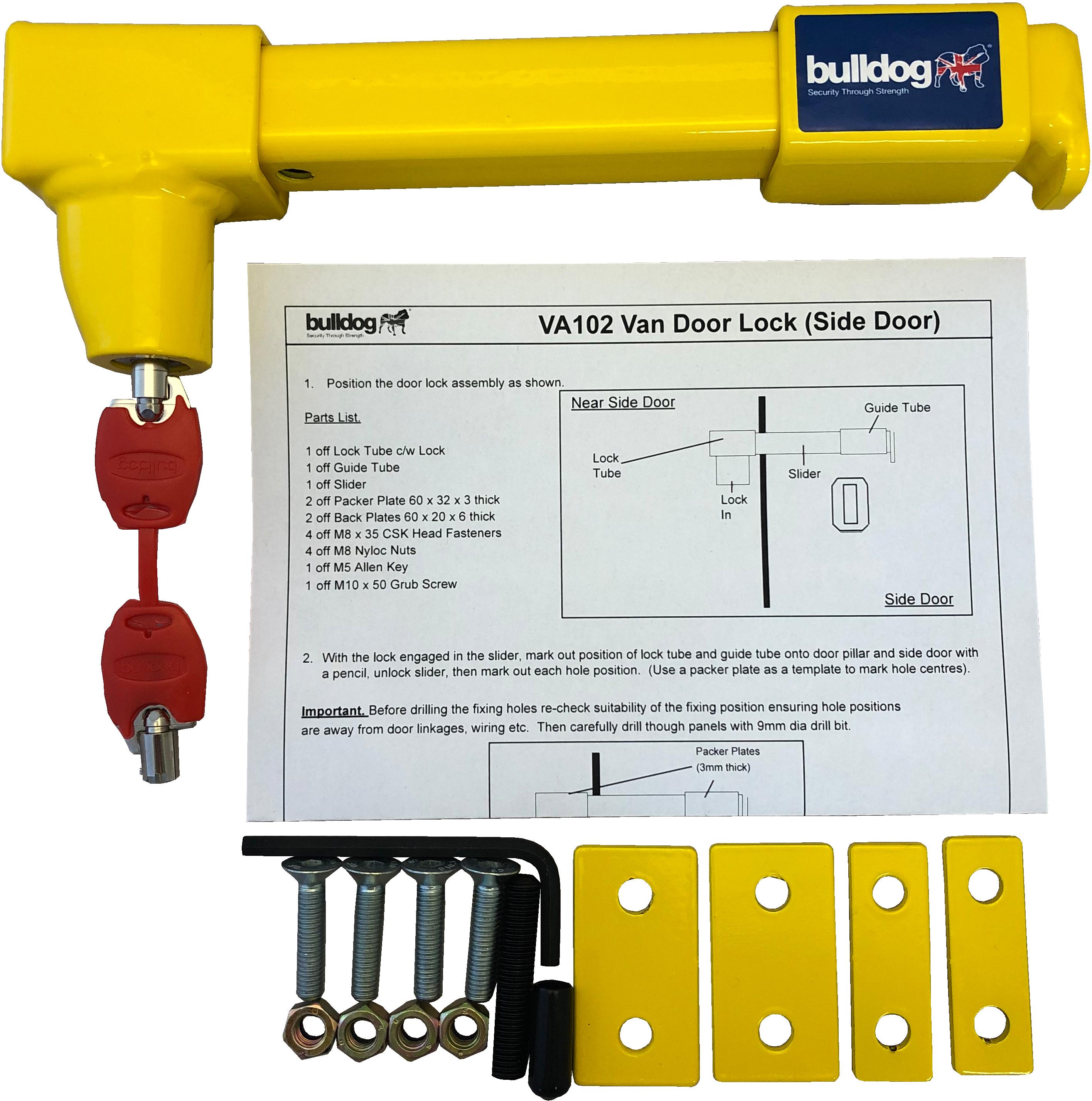 Bulldog VA102 Van Door Lock - Near Side