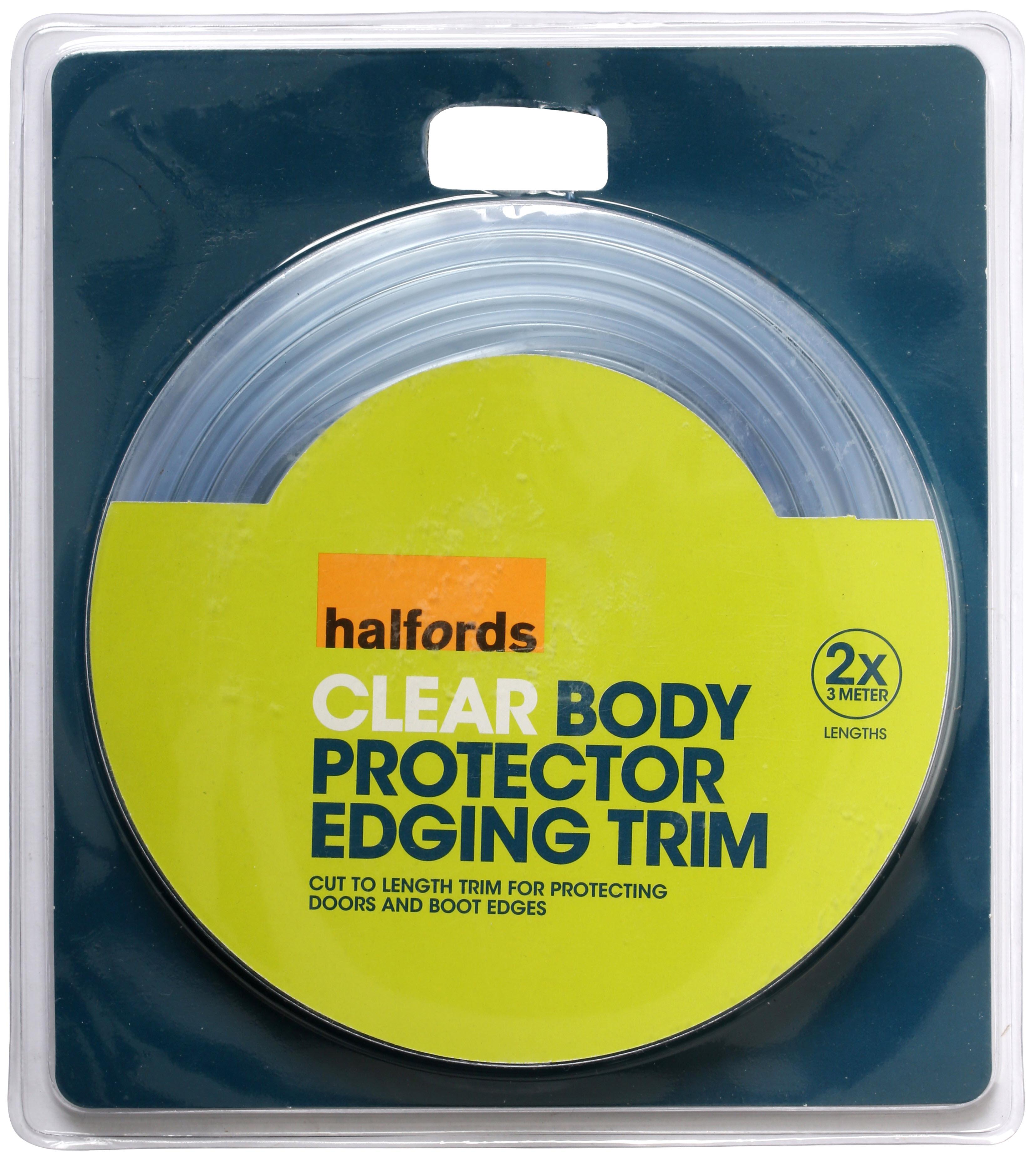 Halfords Bodyguard Clear Door Trim 2 x 3m
