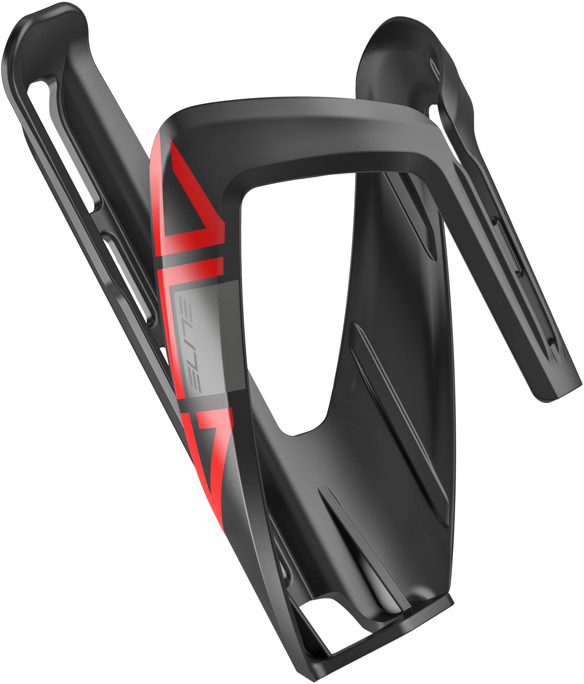 Elite Ala Resin Bottle Cage - Black/Red
