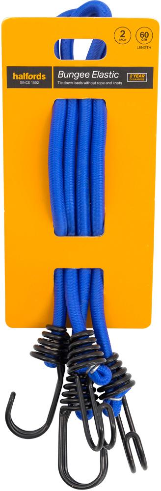 Halfords Bungee Elastic 60cm x2