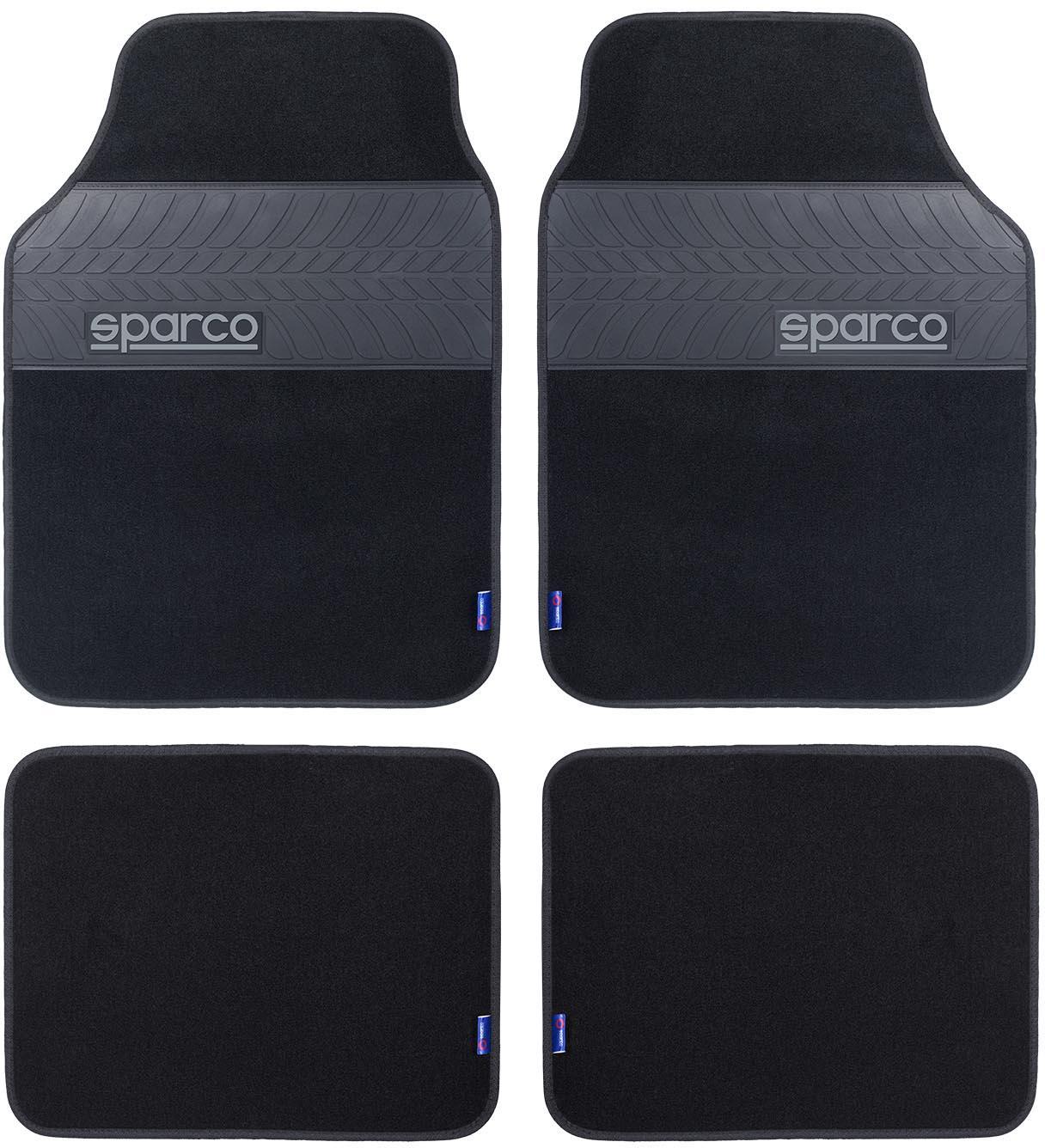 Sparco PVC Car Mat Set - Black