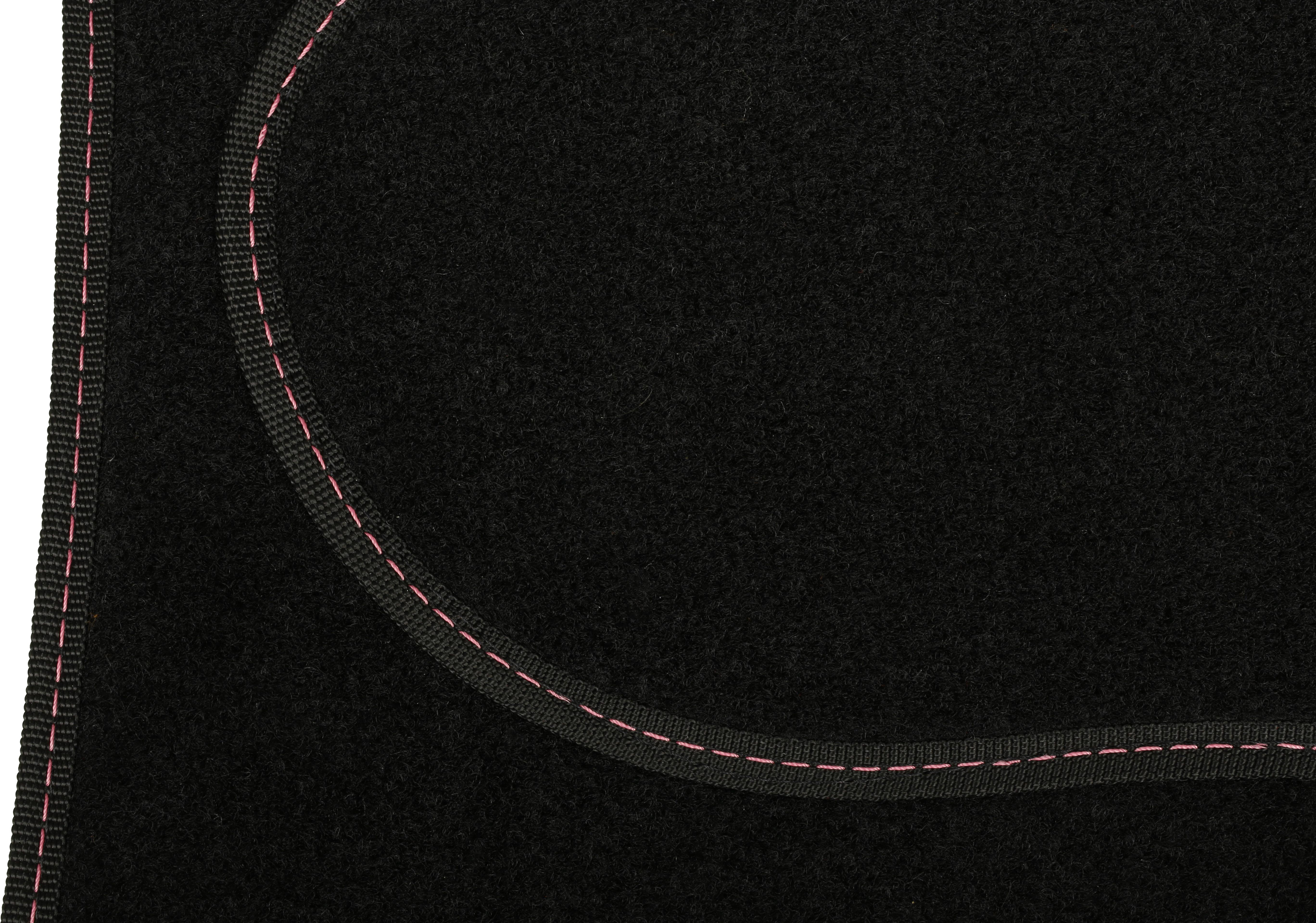 Halfords Universal Pink Edge Car Mats