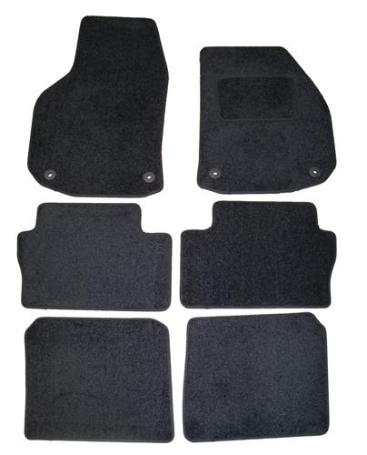 Halfords Advanced Fully Tailored Black Car Mats for Vauxhall Zafira 2006-14 When 7 Seats Set Up