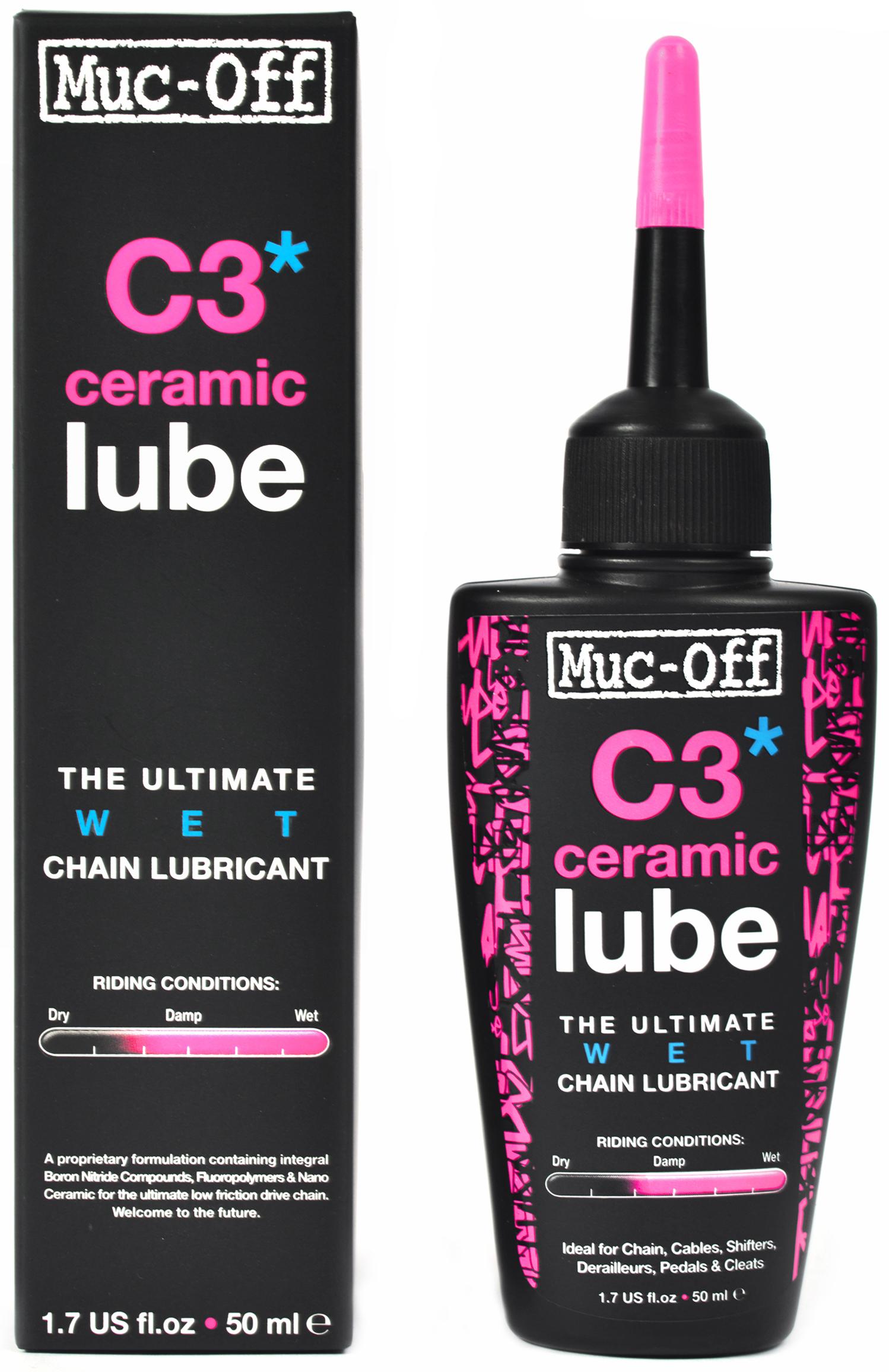Muc-Off C3 Ceramic Wet Bike Lube, 50ml